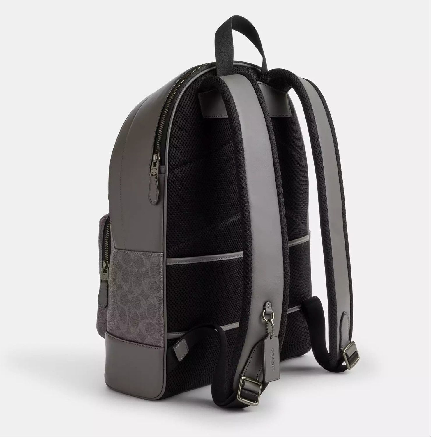 Coach West Backpack In Signature Canvas With Varsity Stripe CV922 Size ONE SIZE - 9 Thumbnail