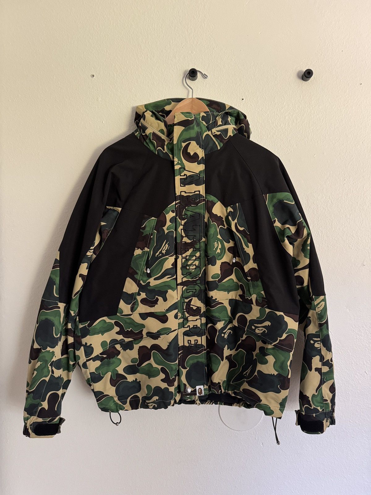 Bape × Wtaps wtaps bape sherpa jacket a bathing ape large | Grailed