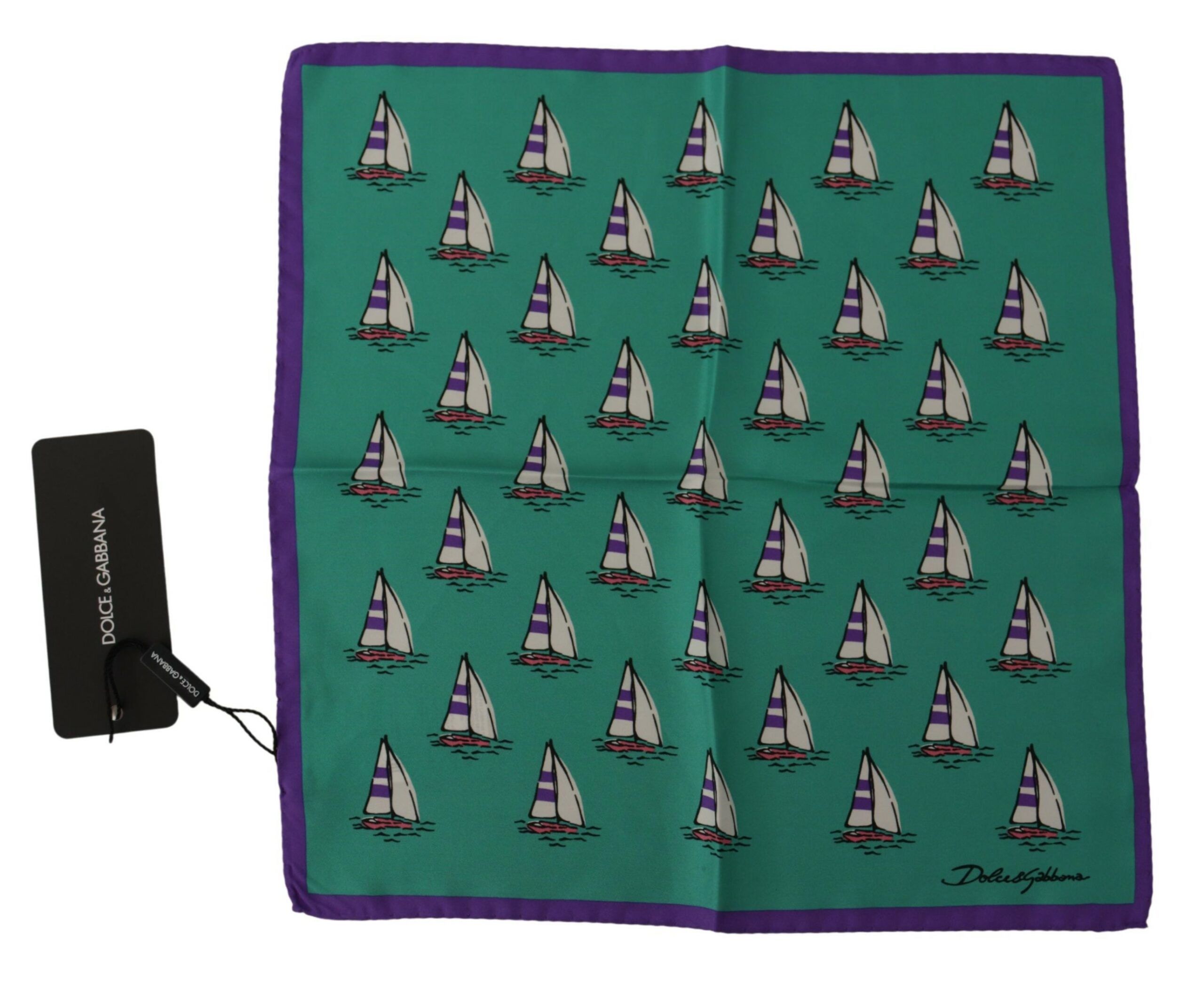 Dolce & Gabbana Elegant Multicolor Silk Men's Pocket Men's Square Size ONE SIZE - 1 Thumbnail