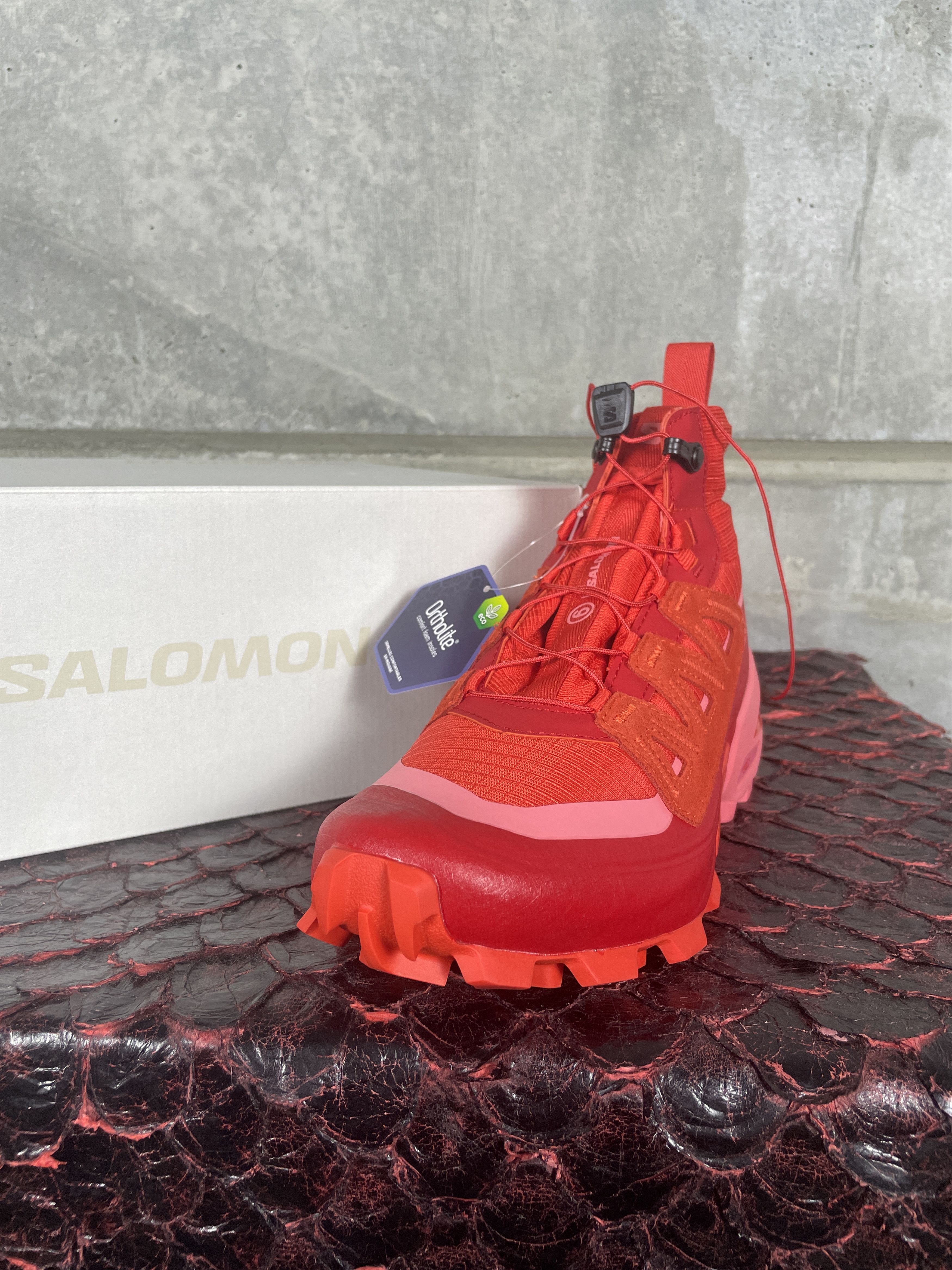 Maison Margiela × Salomon Salomon x MM6 Margiela Cross High Fiery Red Hiking Sneaker Size US 8 / EU 41 - 7 Thumbnail