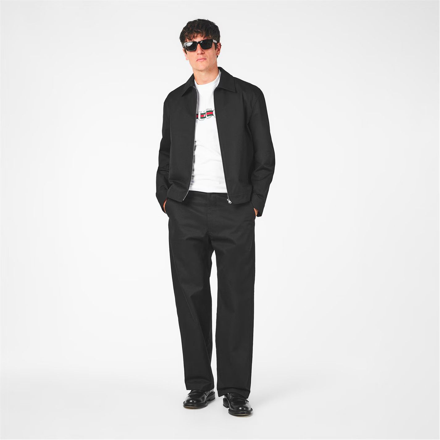 Gucci o1g2r1mq0426 Web Twill Trousers in Black Size US 34 / EU 50 - 5 Thumbnail