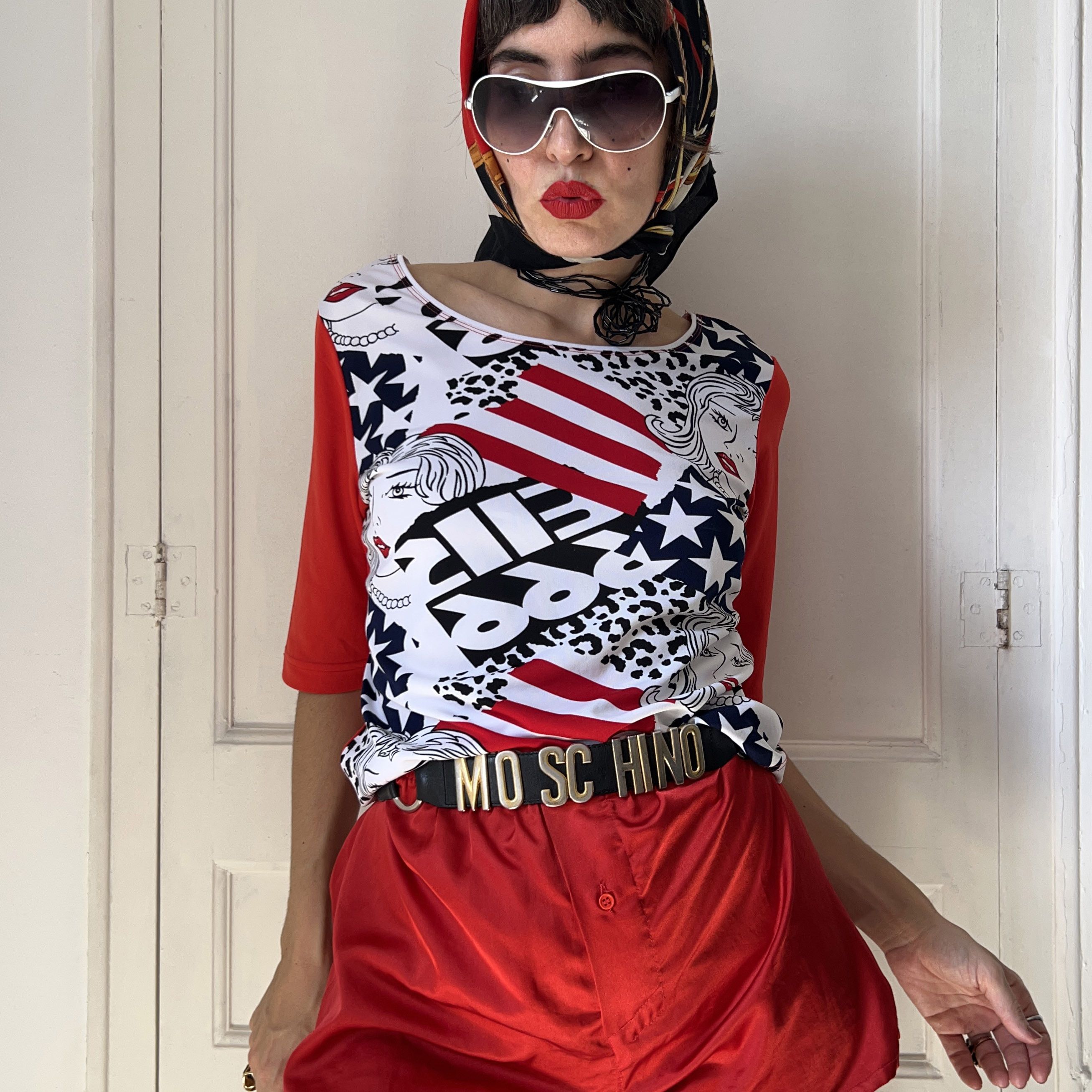 Vintage Vintage Y2K Patriotic Comic Pop Art Shirt Size XL / US 12-14 / IT 48-50 - 8 Thumbnail