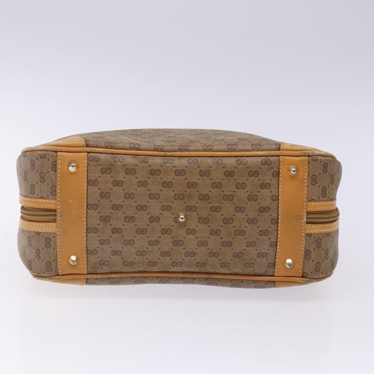 Gucci GUCCI Micro GG Supreme Hand Bag Pvc Beige Gold 000 104 000 Size ONE SIZE - 9 Thumbnail