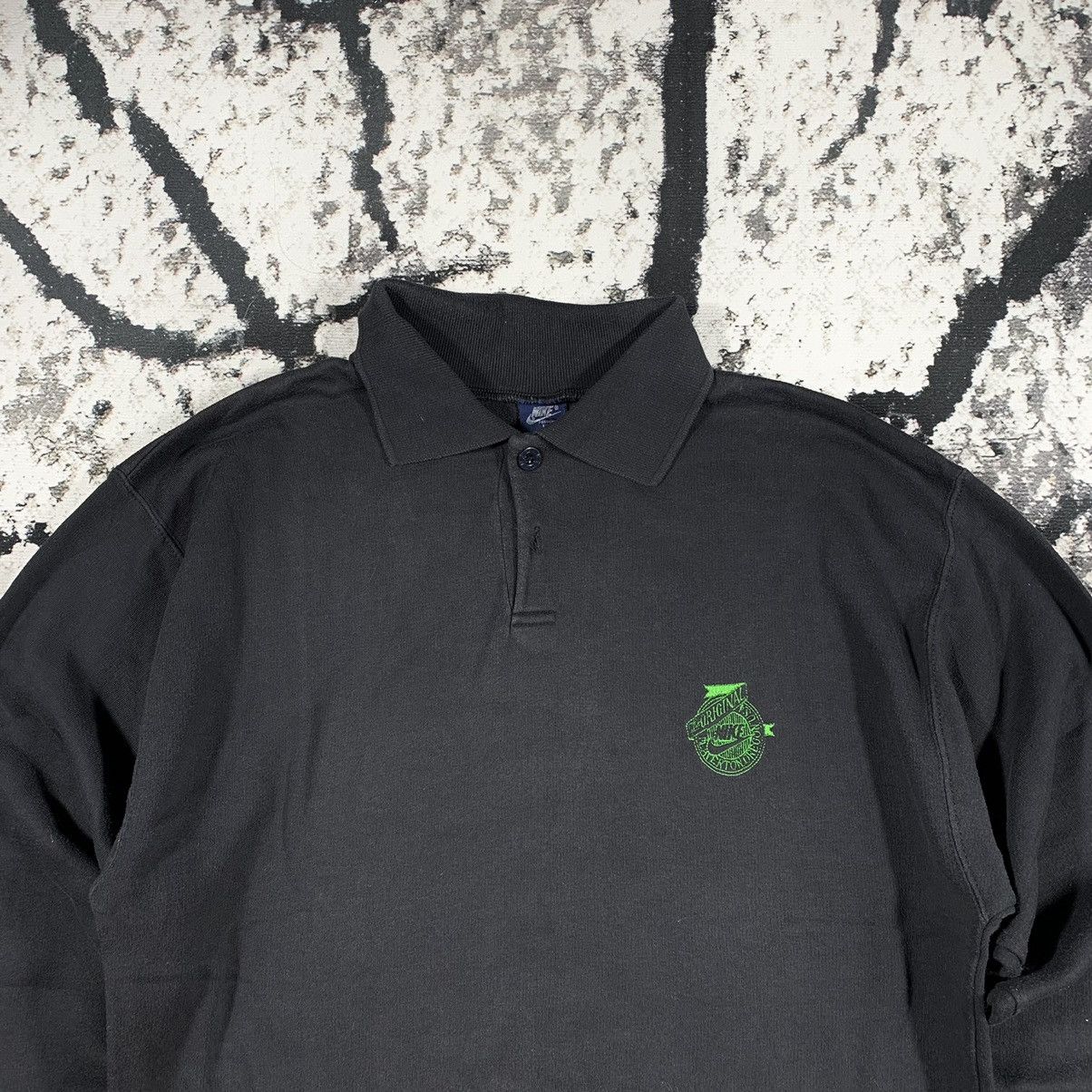 Nike × Vintage Vintage 80’s NIKE Oregon USA Polo Sweatshirt Logo Size US L / EU 52-54 / 3 - 2 Thumbnail