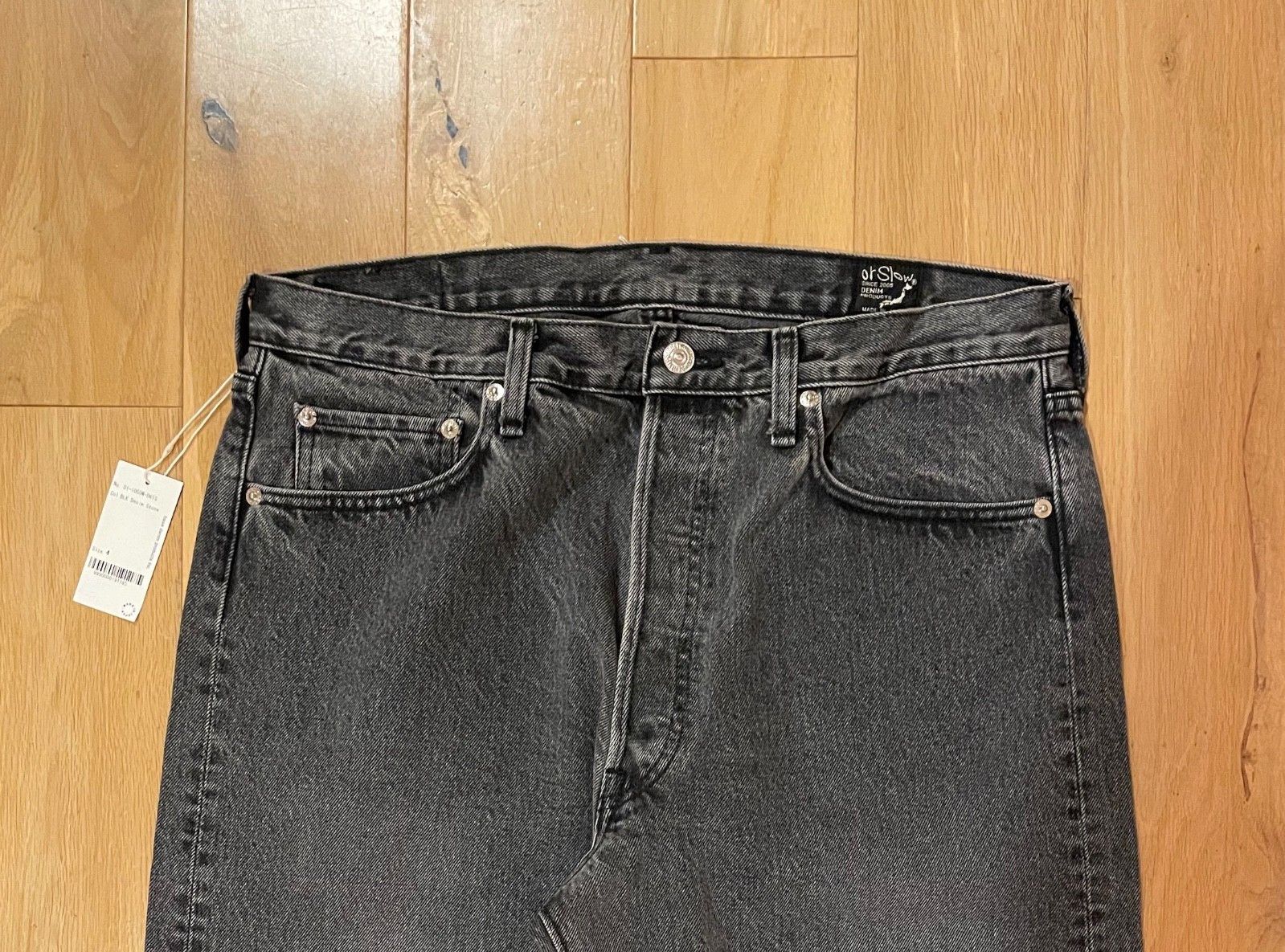 Orslow orSlow 105 90's Denim Black Stone Size 4 Size US 35 - 3 Thumbnail