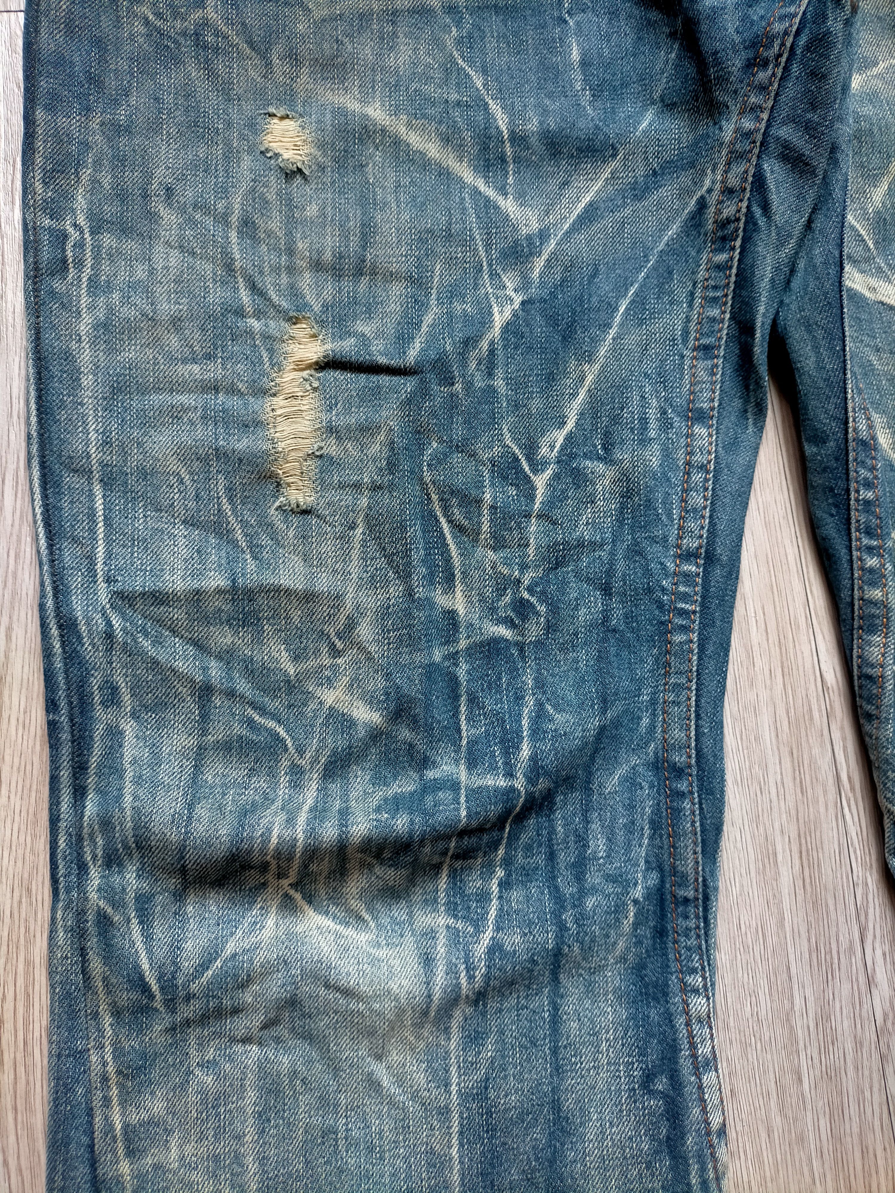 Le Grande Bleu (L.G.B.) Flare Antfui Jeans Acid Wash boot cut denim Size US 33 - 7 Thumbnail