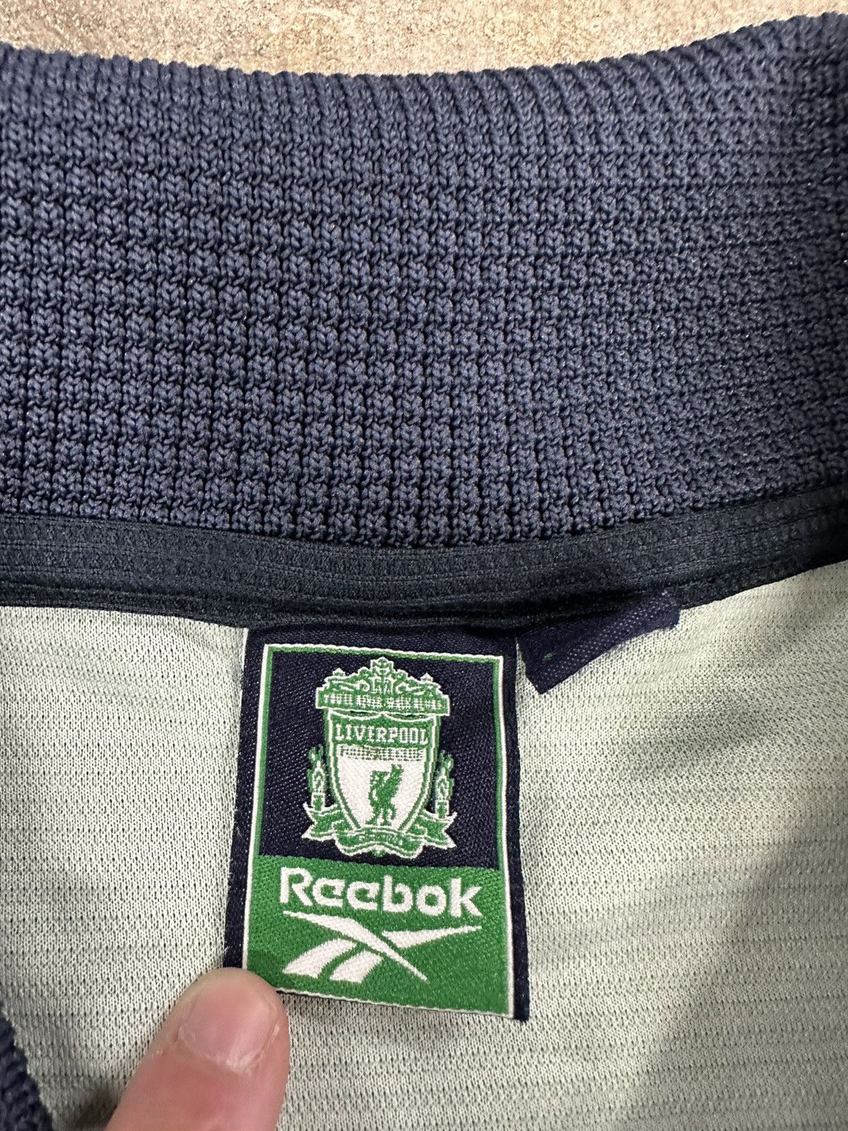 Reebok 99-00 Liverpool FC Soccer Jersey Kit Away RARE