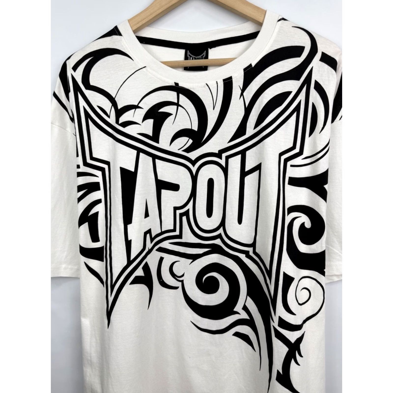 Tapout Tapout Art Fight T-Shirt Y2K Affliction Style White XL/XXL Mens Shirt Size US XL / EU 56 / 4 - 4 Thumbnail
