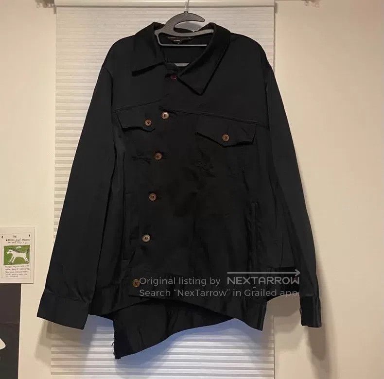 Comme des Garcons Comme Des Garcons Asymmetric Patchwork Jacket Black Struct Size US M / EU 48-50 / 2 - 1 Thumbnail