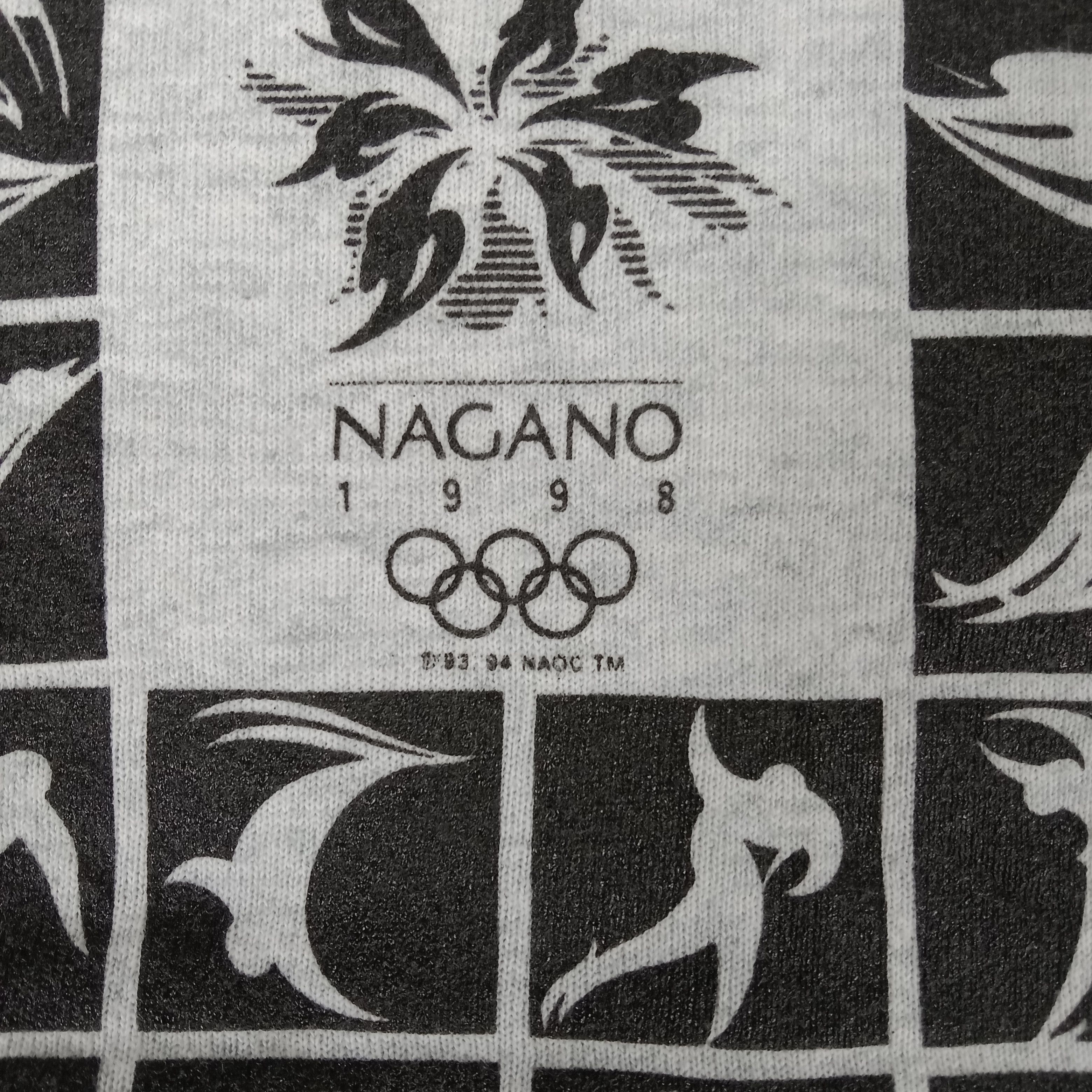 USA Olympics × Vintage Vintage 90's Nagano 1998 Olympic Sport Style Sweatshirt Size US L / EU 52-54 / 3 - 3 Thumbnail