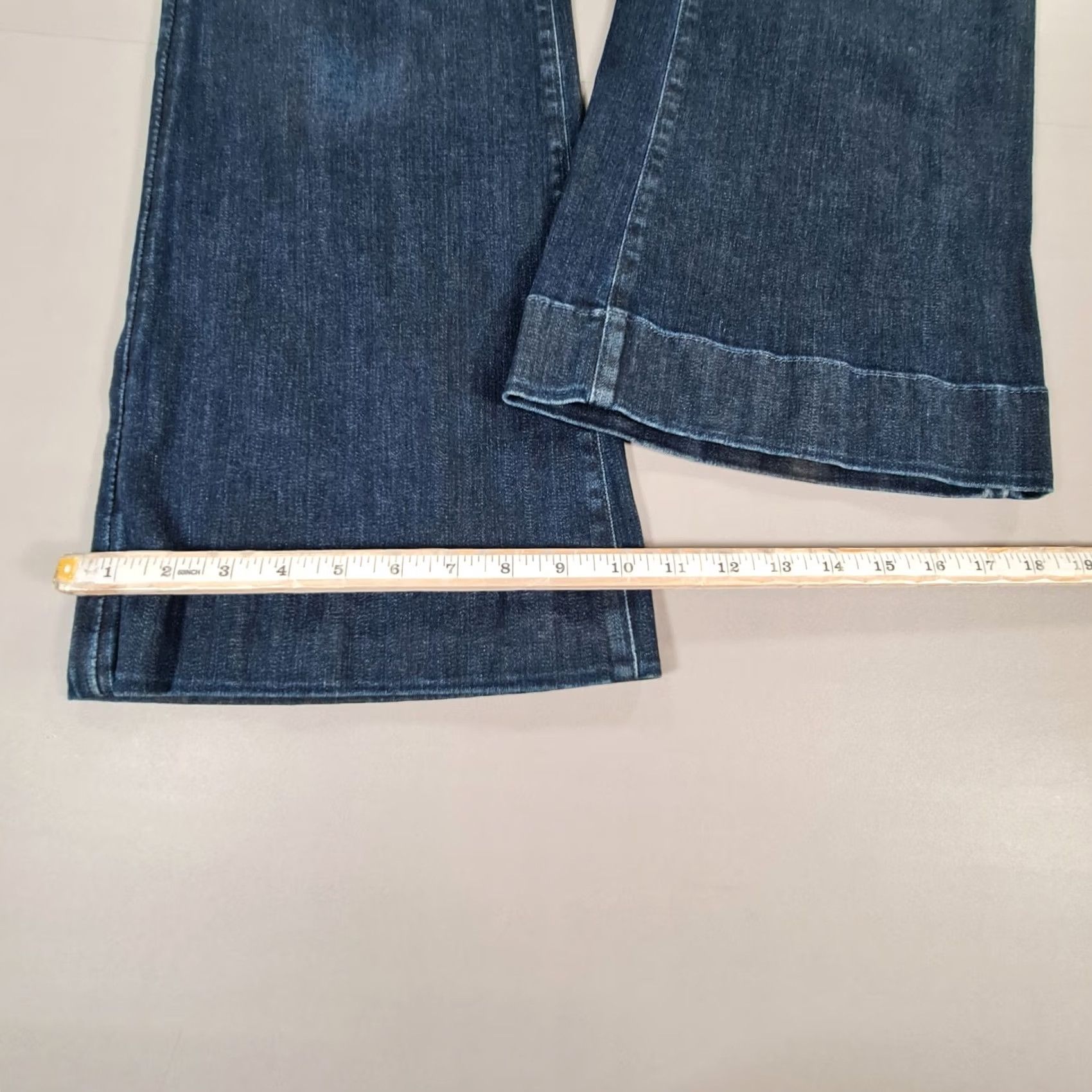 7 For All Mankind VINTAGE 7 For All Mankind Womens Jeans Dojo Flare Bootcut Denim Blue W23 L34 Slim Stretch Pockets 5-Pocket Womens Jeans Size 40" / US 18 - 7 Thumbnail