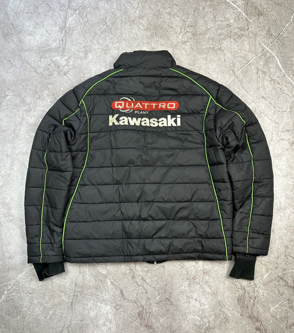 Other Kawasaki Moto Racing Vintage Jacket Size US L / EU 52-54 / 3 - 1 Thumbnail