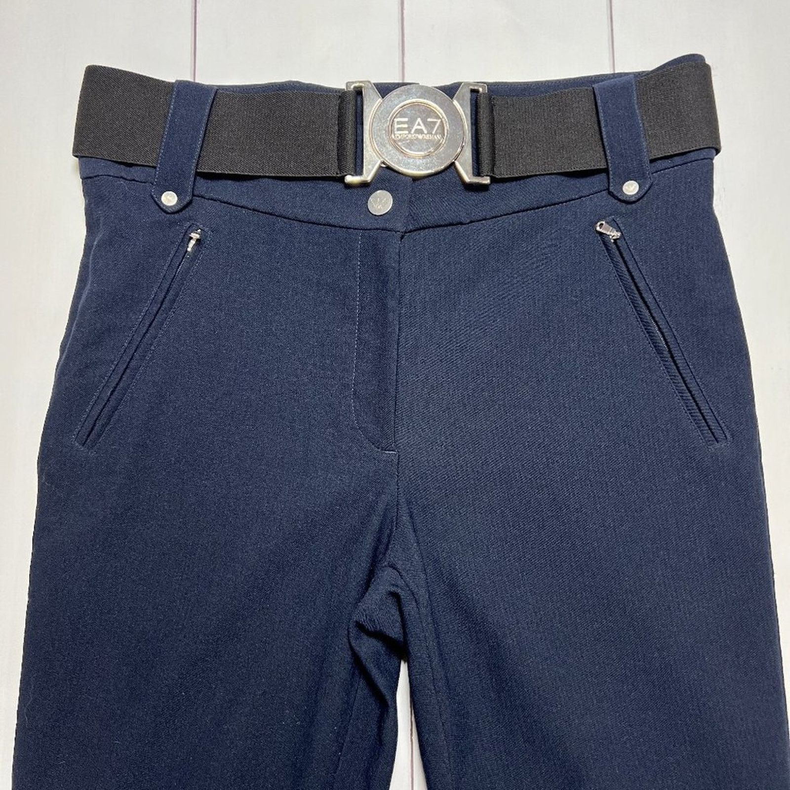 Emporio Armani Emporio Armani EA7 Navy Stirrup Riding Pants Size L Size 33" - 4 Thumbnail