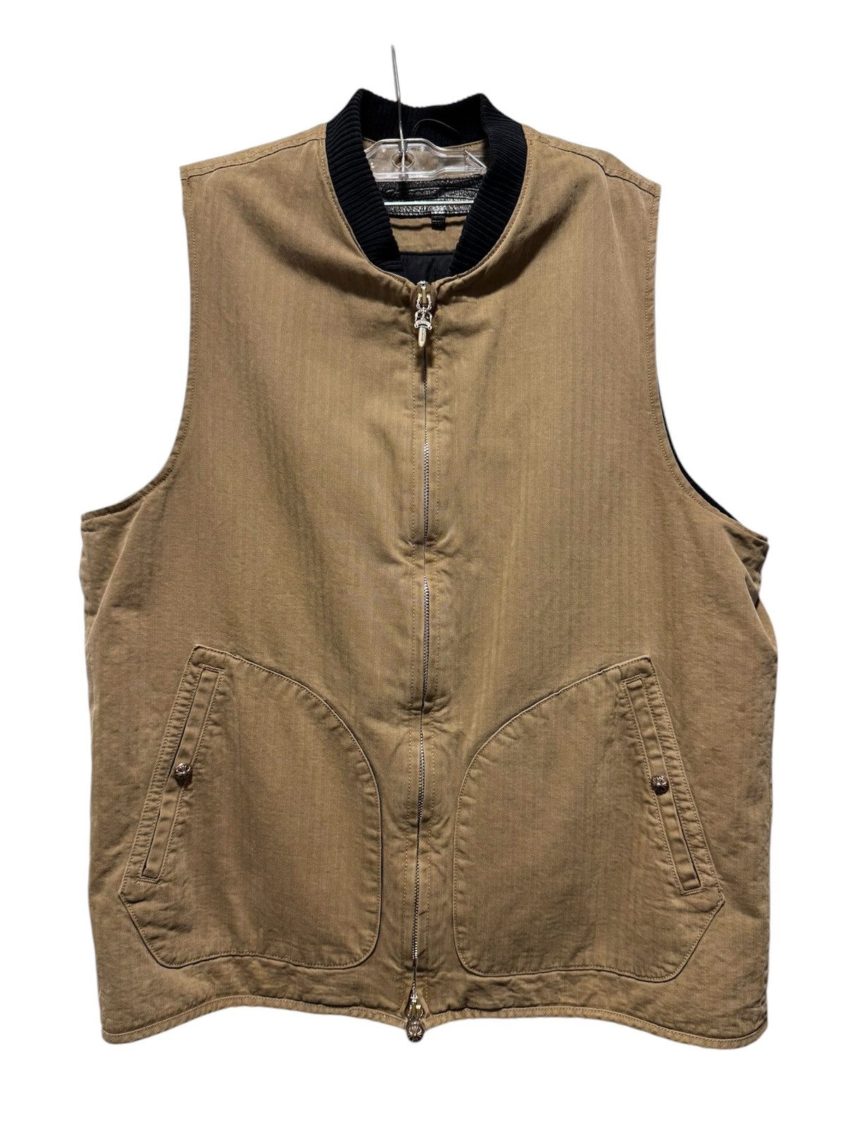Chrome Hearts Chrome Hearts Homer Khaki Vest Size US XL / EU 56 / 4 - 1 Thumbnail