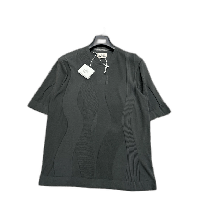 Hermes Hermes Short Sleeve Wave Pattern Shirt Size US L / EU 52-54 / 3 - 1 Thumbnail