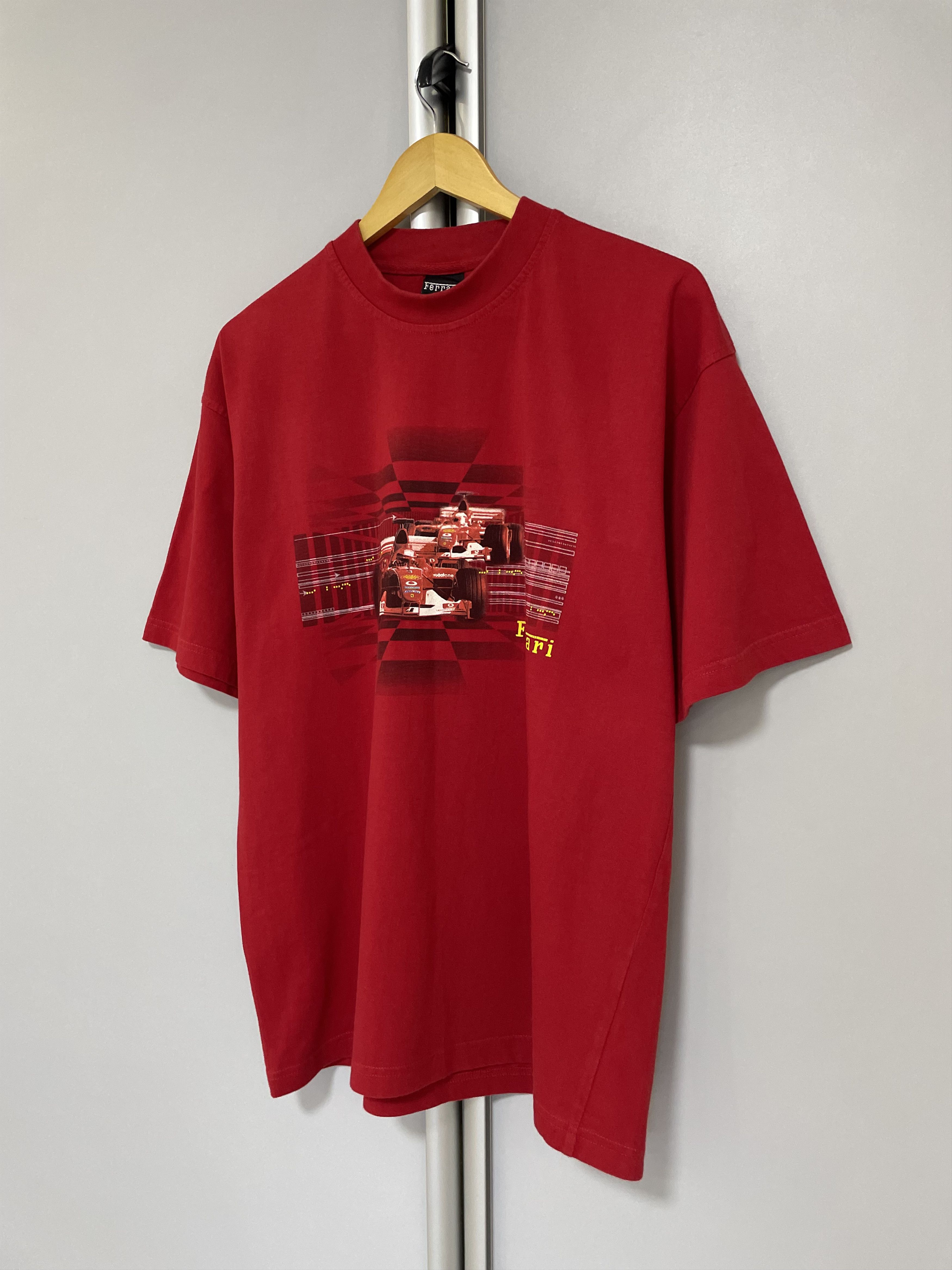 Ferrari FERRARI F2002 Vintage T-Shirt Tee Racing F1 90s Y2K Formula1 Size US L / EU 52-54 / 3 - 4 Thumbnail