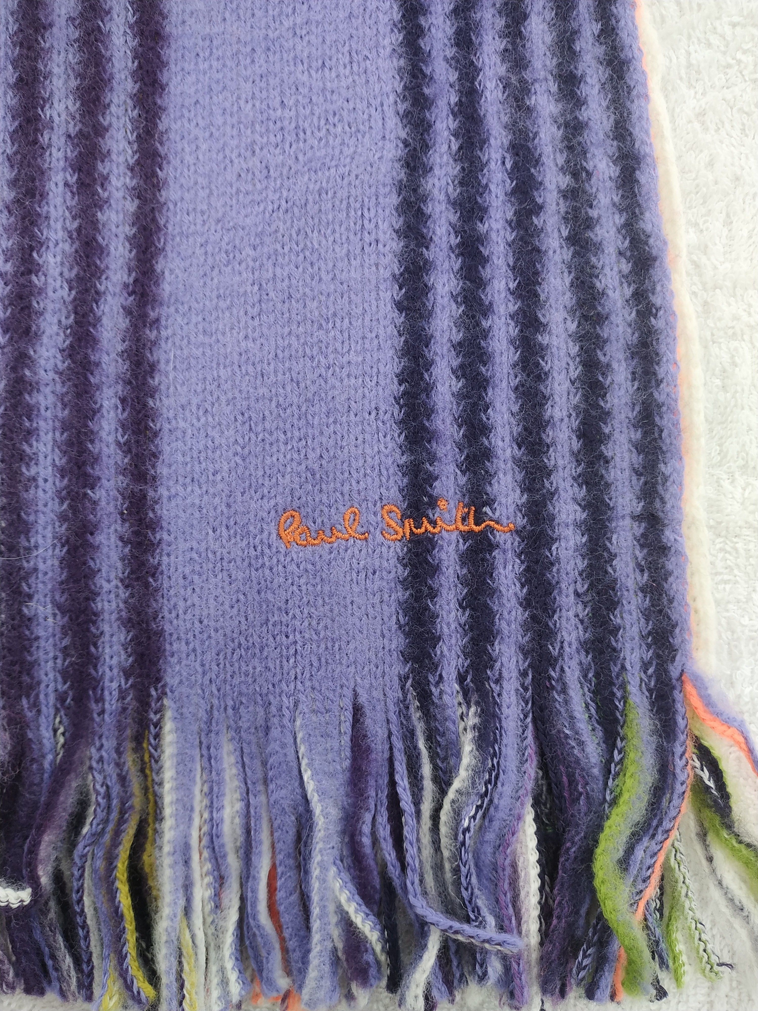 Paul Smith × Vintage Paul Smith Scarf / Muffler / Neckwear - WW818 Size ONE SIZE - 4 Thumbnail