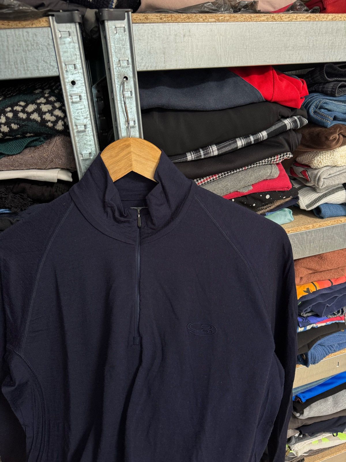 Icebreaker Icebreaker 200 Bodyfit Base 1/4 Zip Long Sleeve Shirt Wool Size US L / EU 52-54 / 3 - 2 Thumbnail