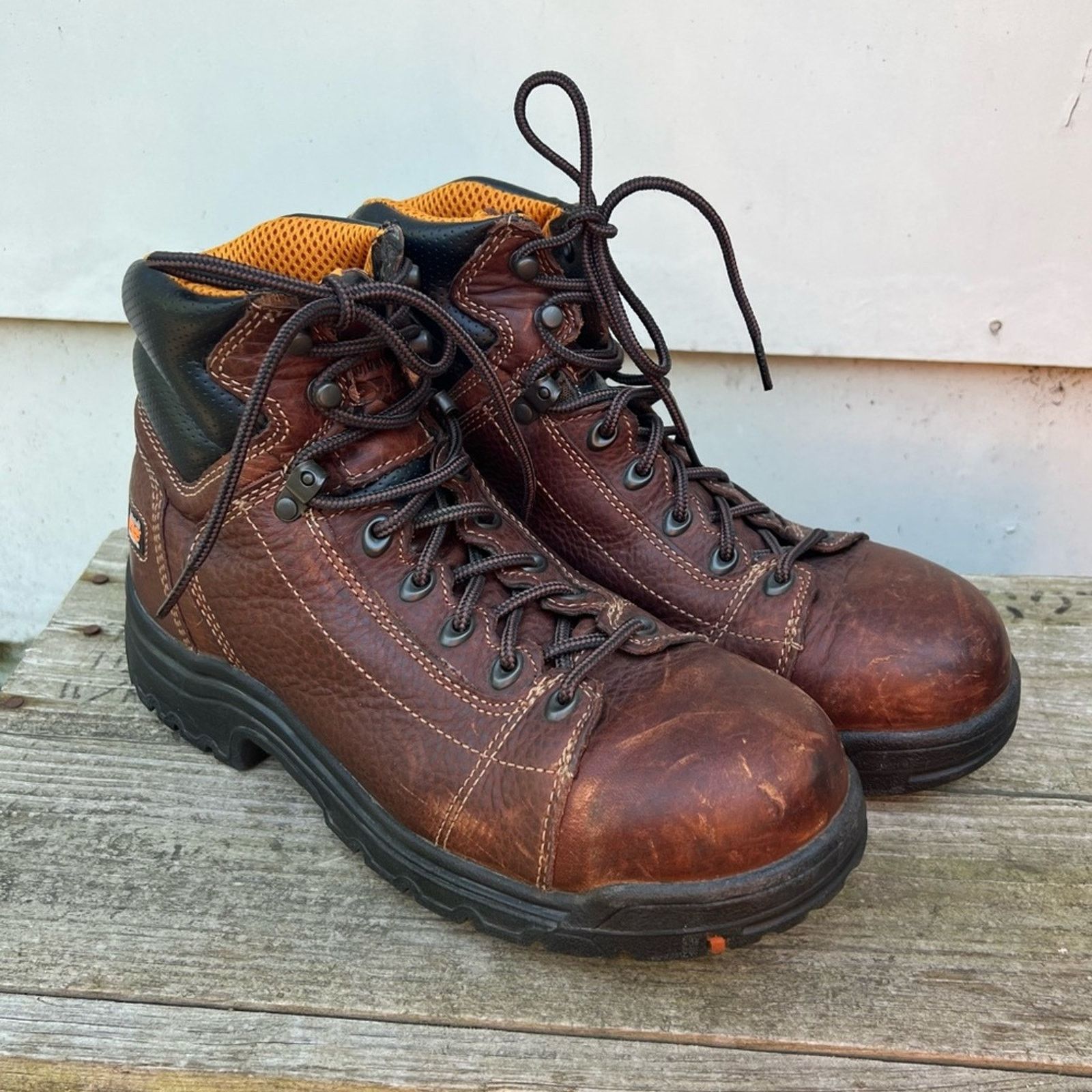 Timberland Pro TiTAN Alloy Safety Toe Work Boots Leather