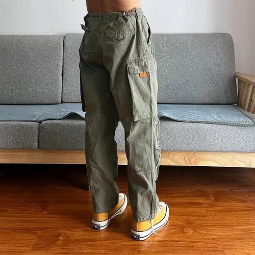 Designer × Japanese Brand multi function fade patchwork distressed vintage cargo pants Size US 32 / EU 48 - 2 Thumbnail