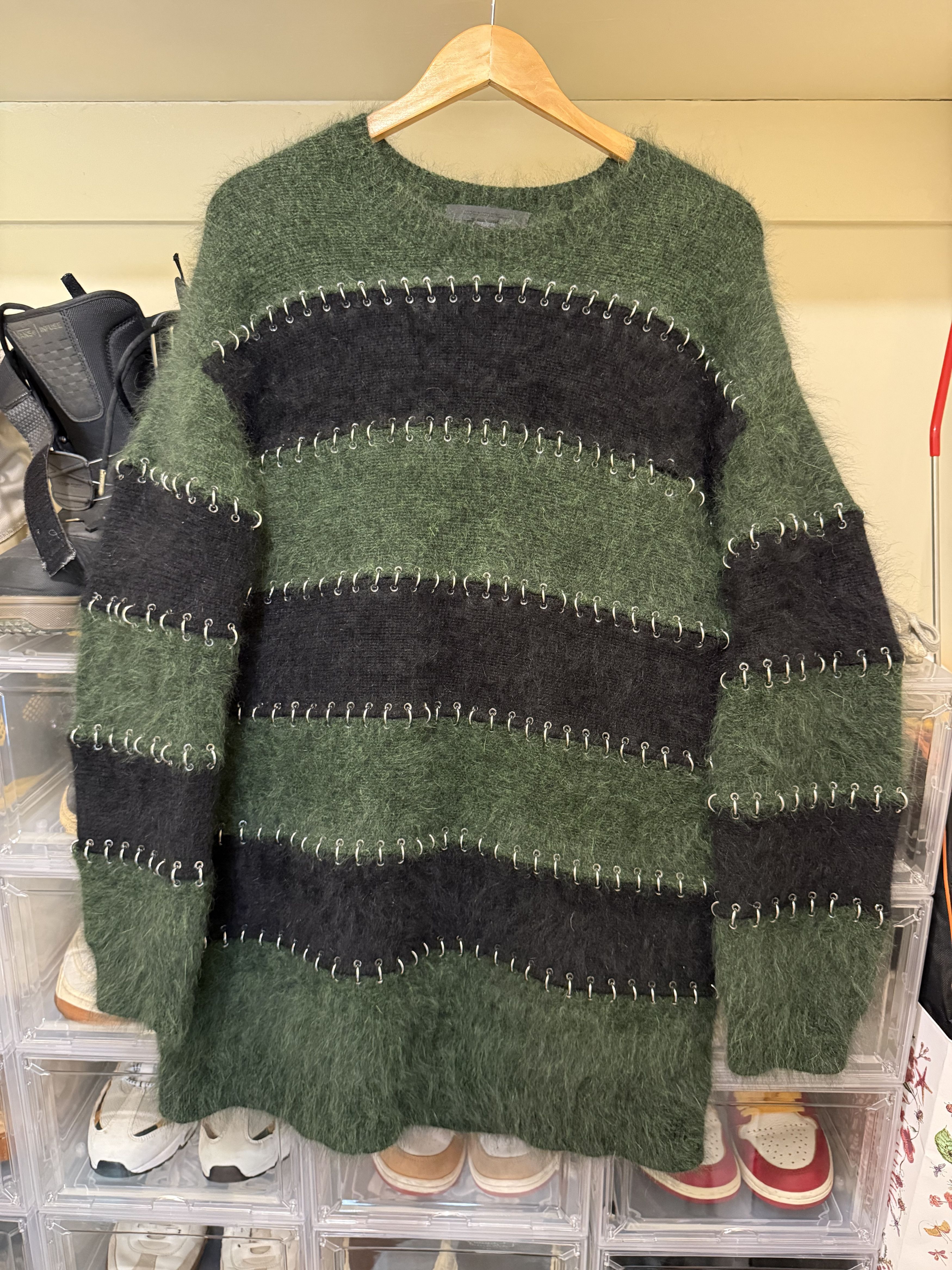 Alexander Wang Alexander Wang Chain Striped Sweater Size M / US 6-8 / IT 42-44 - 1 Thumbnail