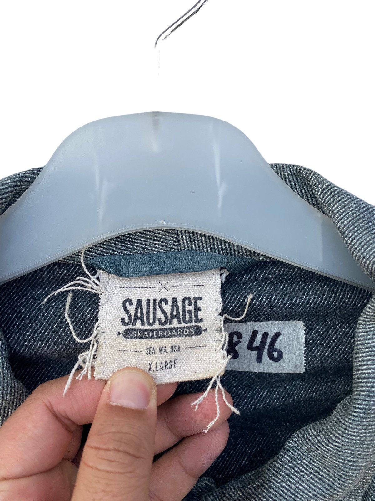 Vintage Vintage Sausage Skateboard Prisoner Style Jacket Size US XL / EU 56 / 4 - 4 Thumbnail