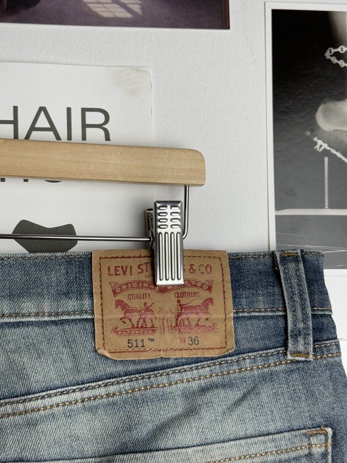 Levi's × Levi's Vintage Clothing Levi’s 511 blue denim jeans shorts jorts 36 baggy skate y2k Size US 36 / EU 52 - 4 Thumbnail