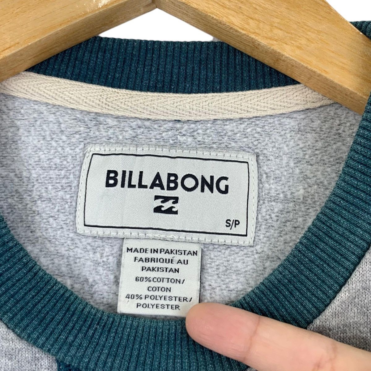Billabong Vintage BILLABONG BOARDSHORT Est 1973 Surf Brand Sweatshirt Size US S / EU 44-46 / 1 - 7 Thumbnail