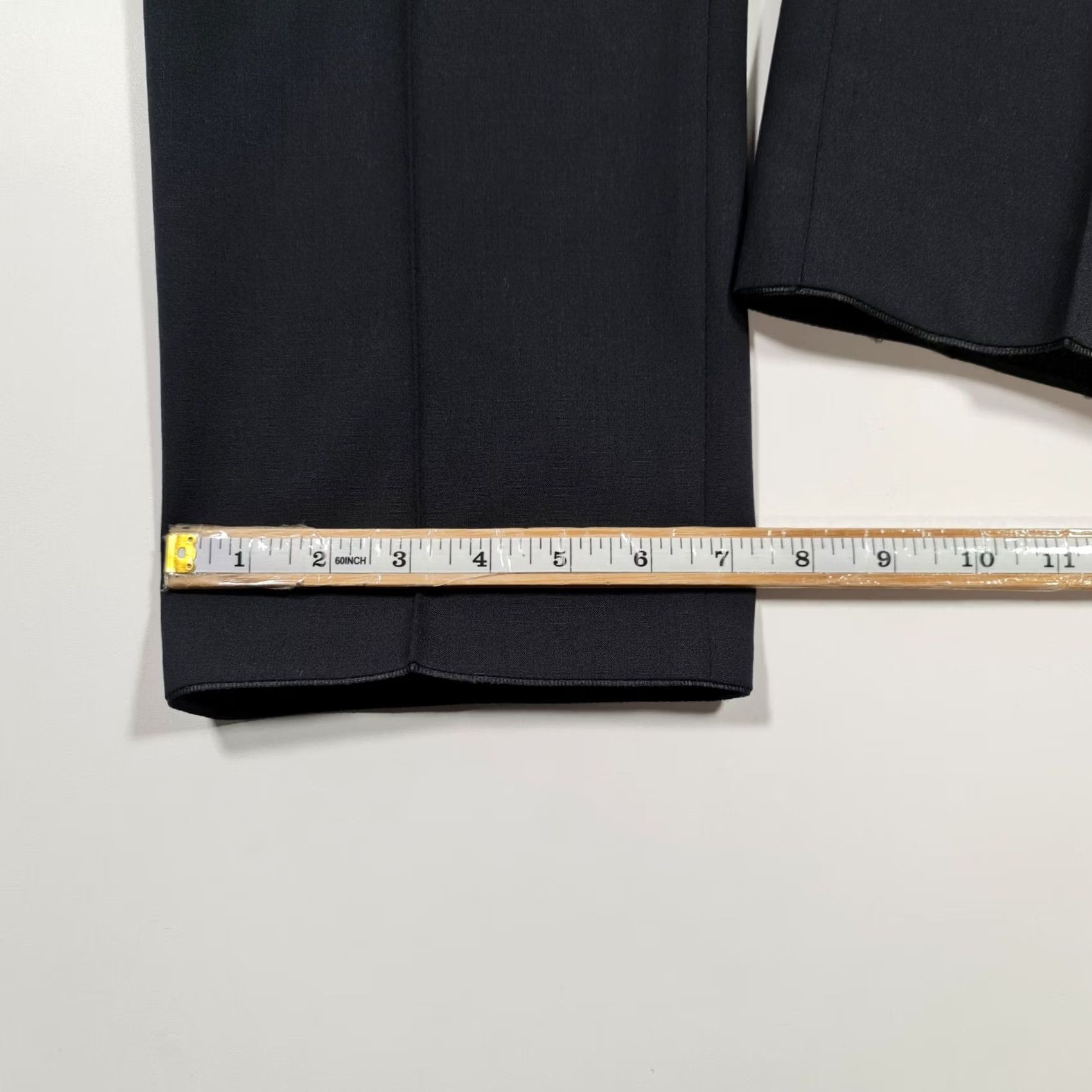 Vintage MCNEAL Mens Trousers Dress Pants Blue Wool Blend 34 R Tapered Dry Clean Only Mens Size US 34 / EU 50 - 7 Thumbnail