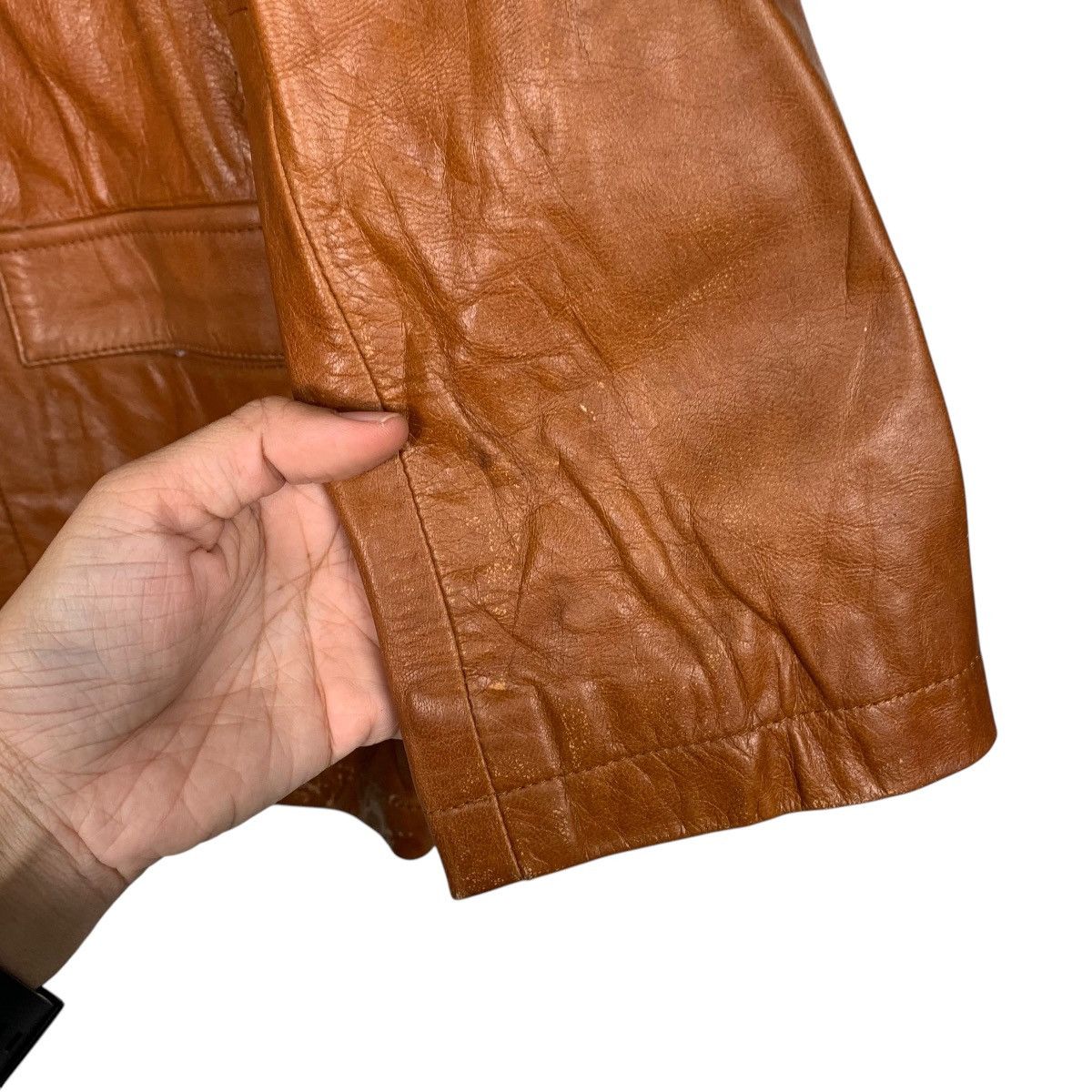 Japanese Brand Japanese Brand Onboard Leather Jacket Size US M / EU 48-50 / 2 - 13 Thumbnail