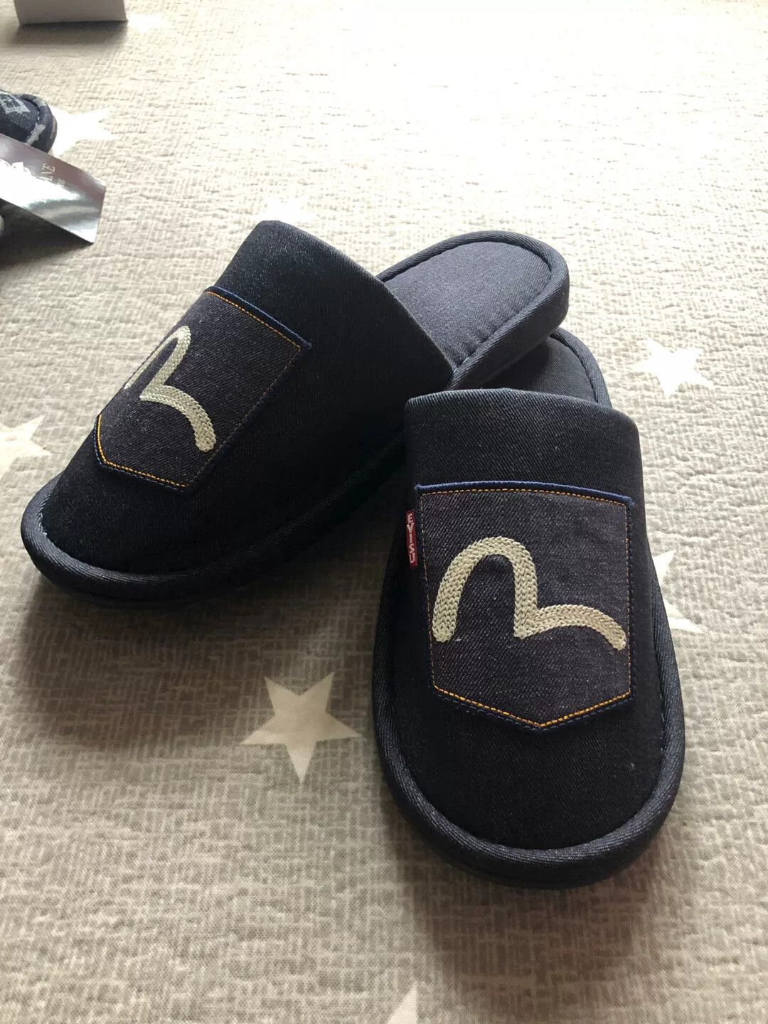 Evisu evisu denim slippers for home use Size US 10 / EU 43 - 1 Thumbnail
