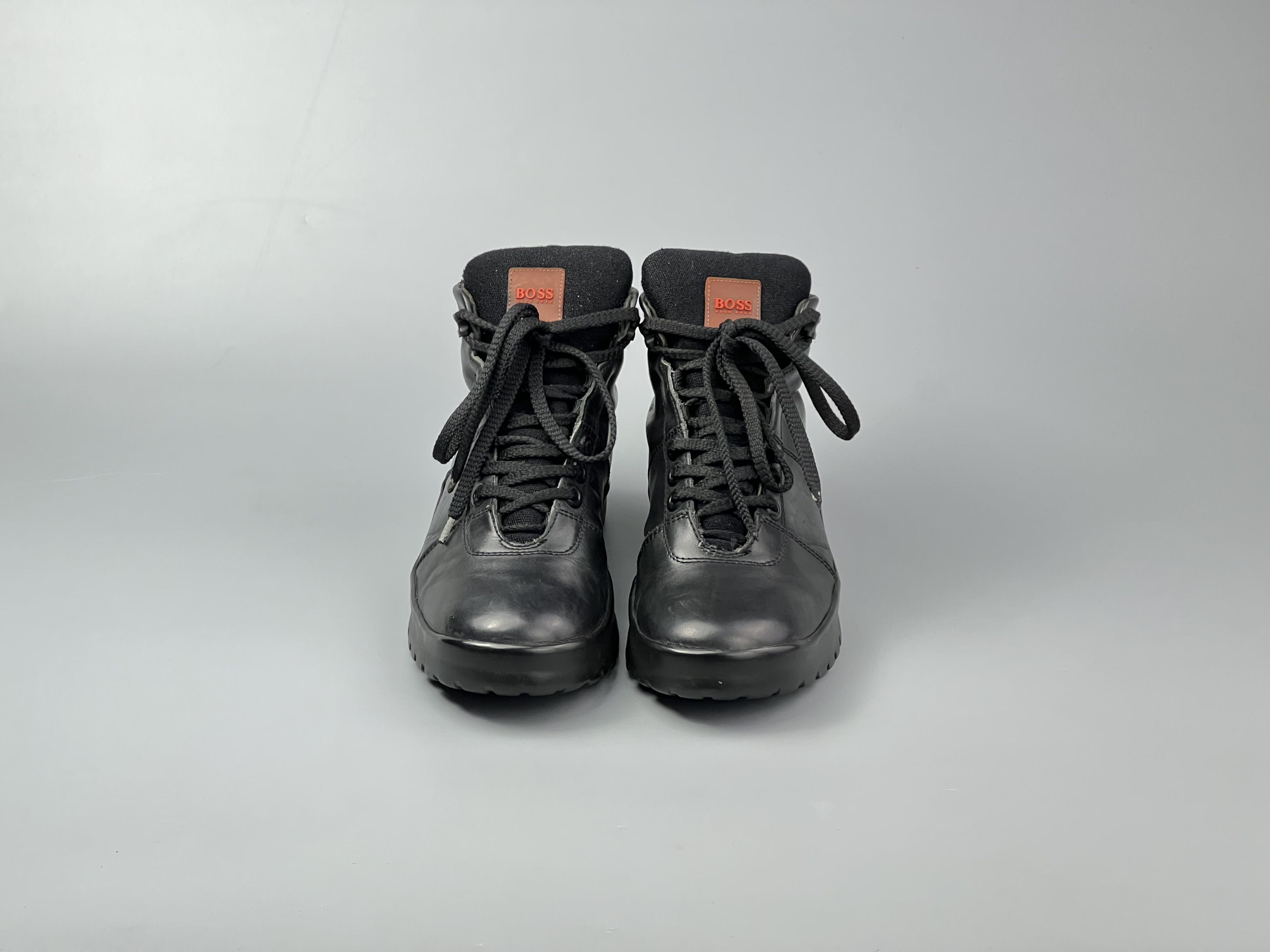 Hugo Boss × Vintage Hugo Boss Vintage Leather Boots Size 40 Size US 8.5 / IT 38.5 - 4 Thumbnail