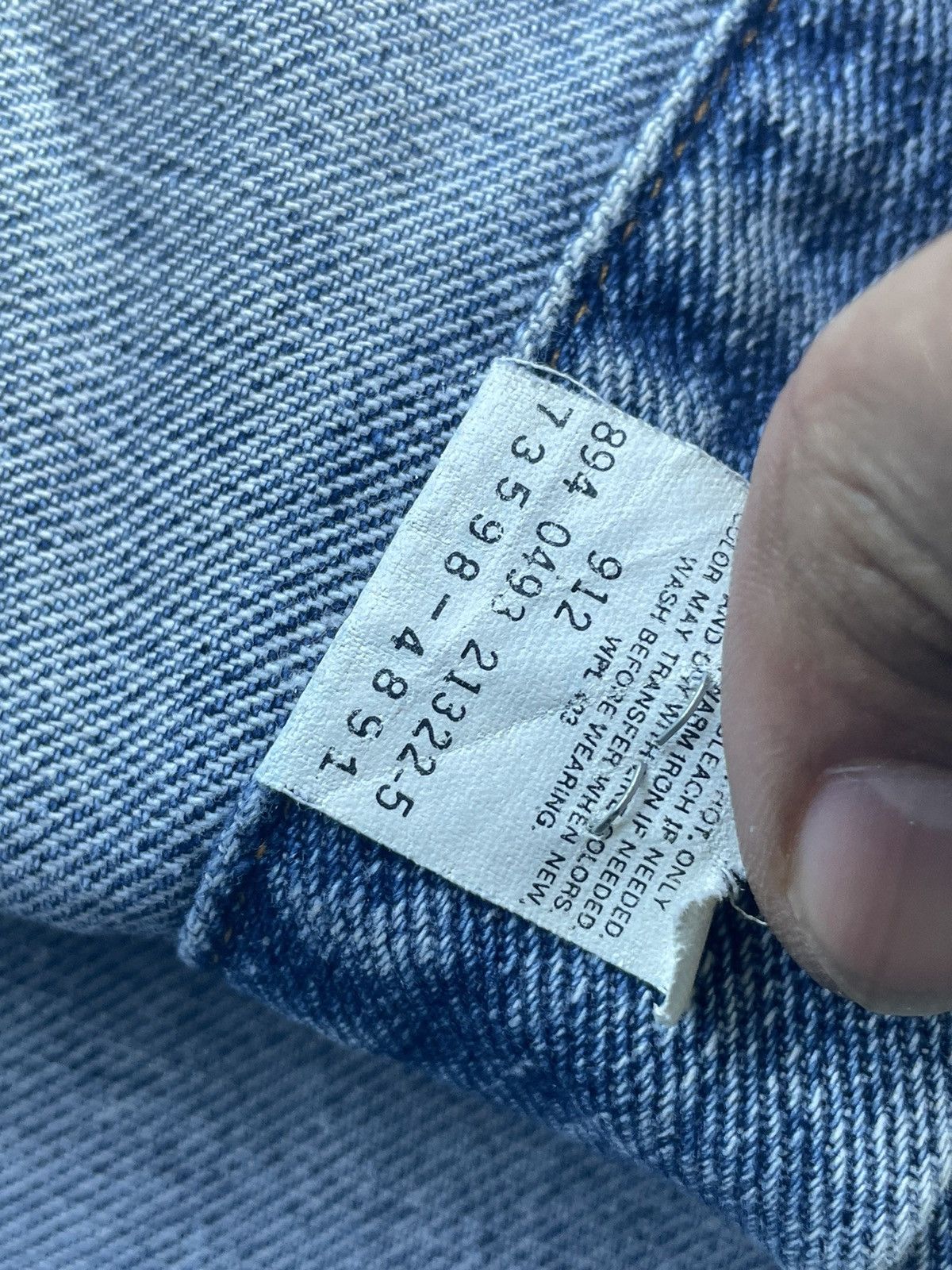 Levi's Vintage 1993 Levis 73598 Denim Jacket Size US XXL / EU 58 / 5 - 10 Thumbnail