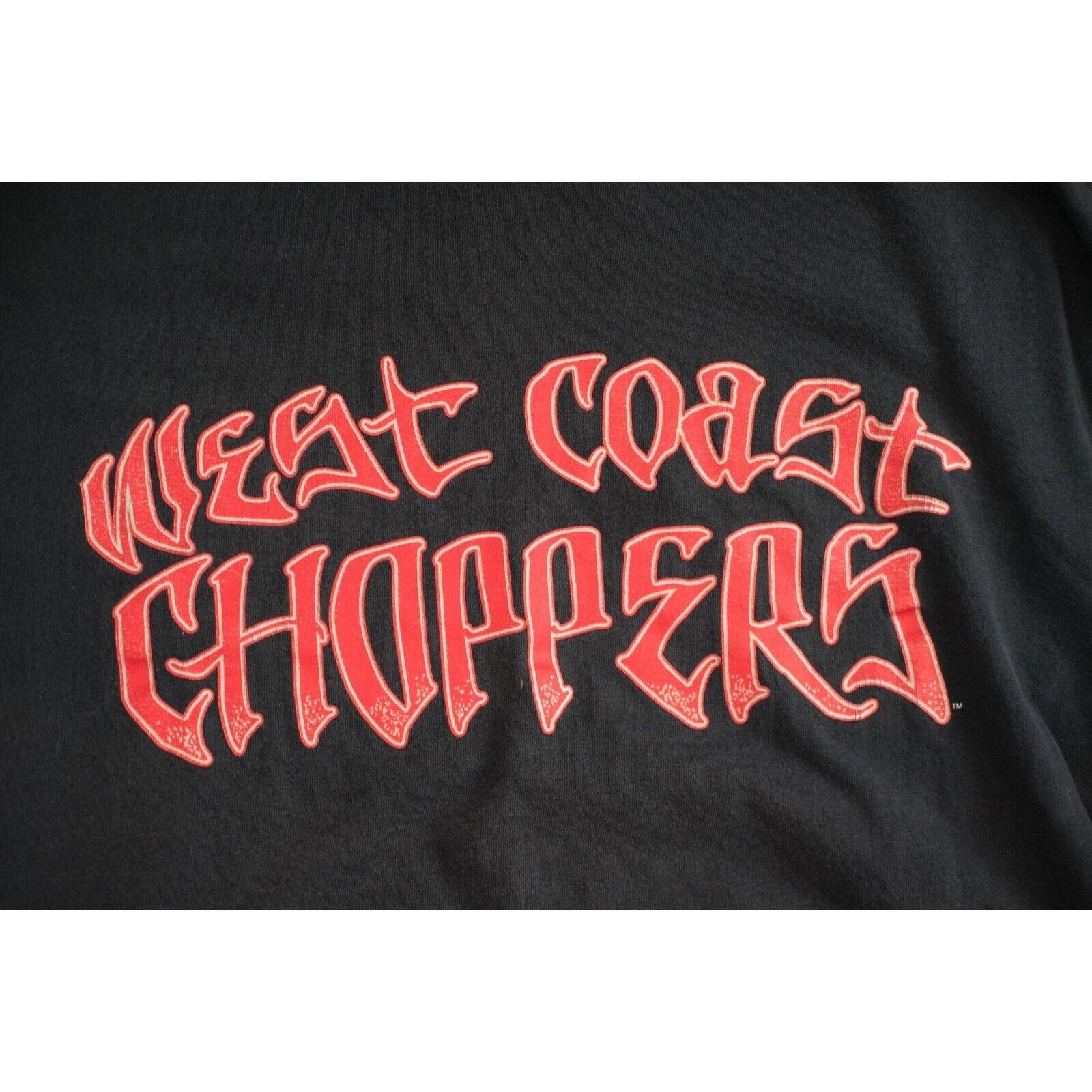 West Coast Choppers Vintage 2000s West Coast Choppers Jesse Who Tee XL Black Size US XL / EU 56 / 4 - 1 Thumbnail