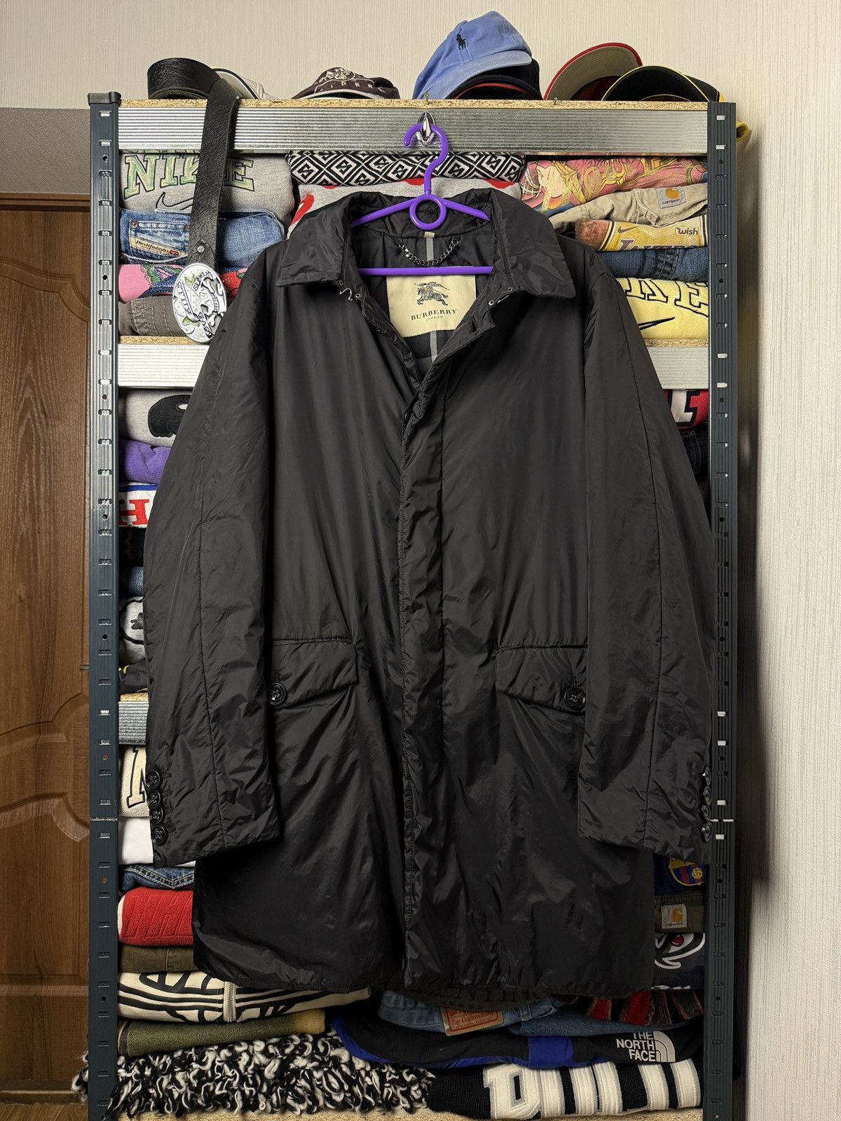 Burberry Vintage Burberry Nylon Coat Jacket Made In Italy Size US M / EU 48-50 / 2 - 1 Thumbnail