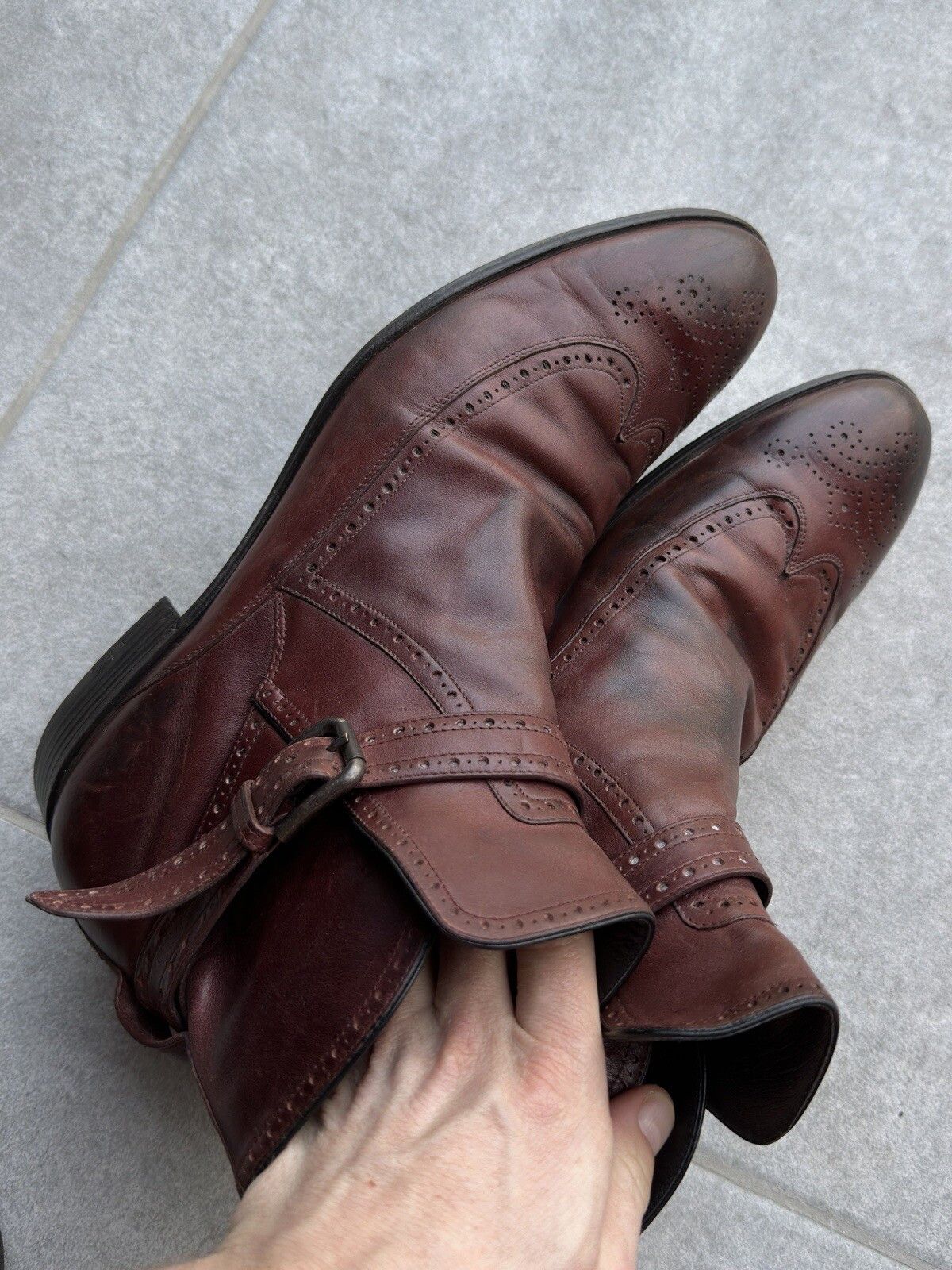 Dolce & Gabbana DOLCE & GABBANA Brown Chelsea Boots Size 8.5 Made In Italy Size US 8.5 / EU 41-42 - 13 Thumbnail