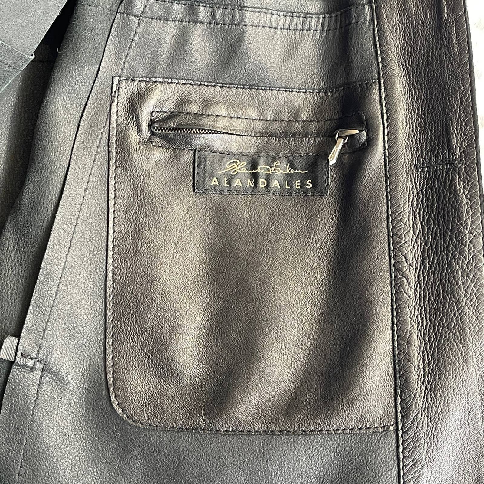 Other Alandales Glenn Laiken Nappa Leather Shacket Sz 38 NWOT Size US M / EU 48-50 / 2 - 8 Thumbnail