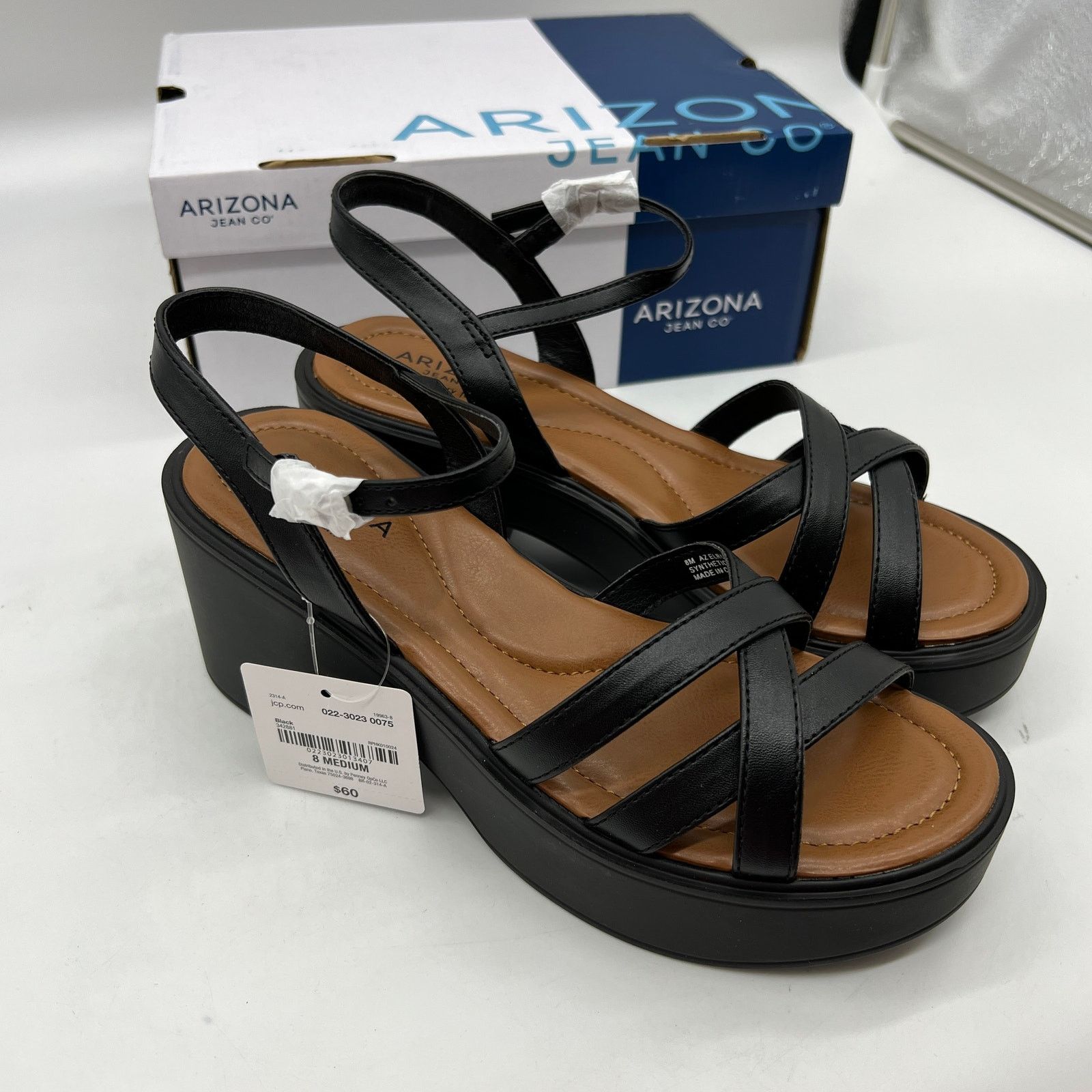 Other Women Block Shoes Platform Flat Wedge Casual Open Toe Size US 8 / IT 38 - 1 Thumbnail