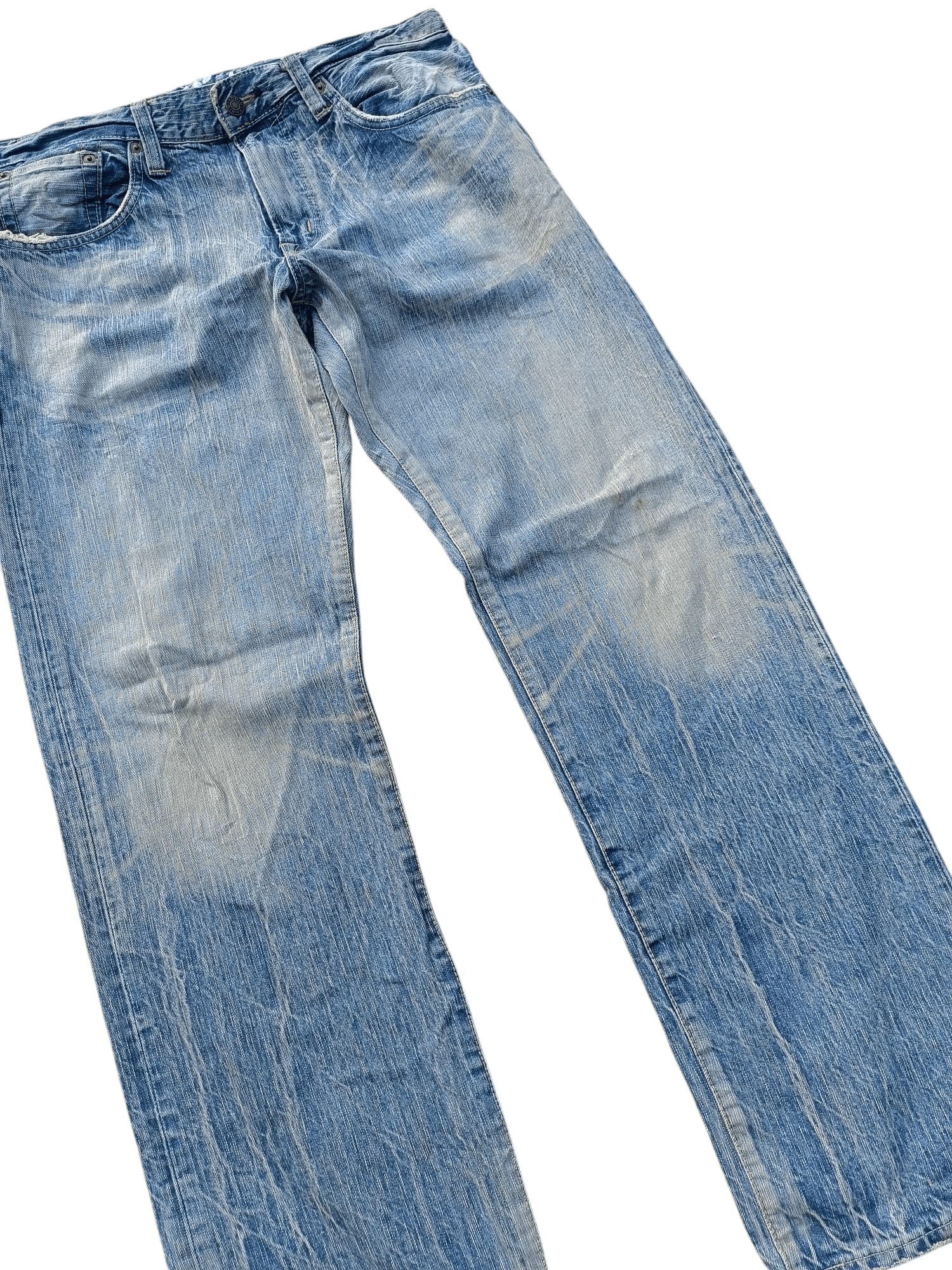 Edwin VINTAGE Edwin 504 Acid Wash Faded Rare Denim Size US 34 / EU 50 - 3 Thumbnail