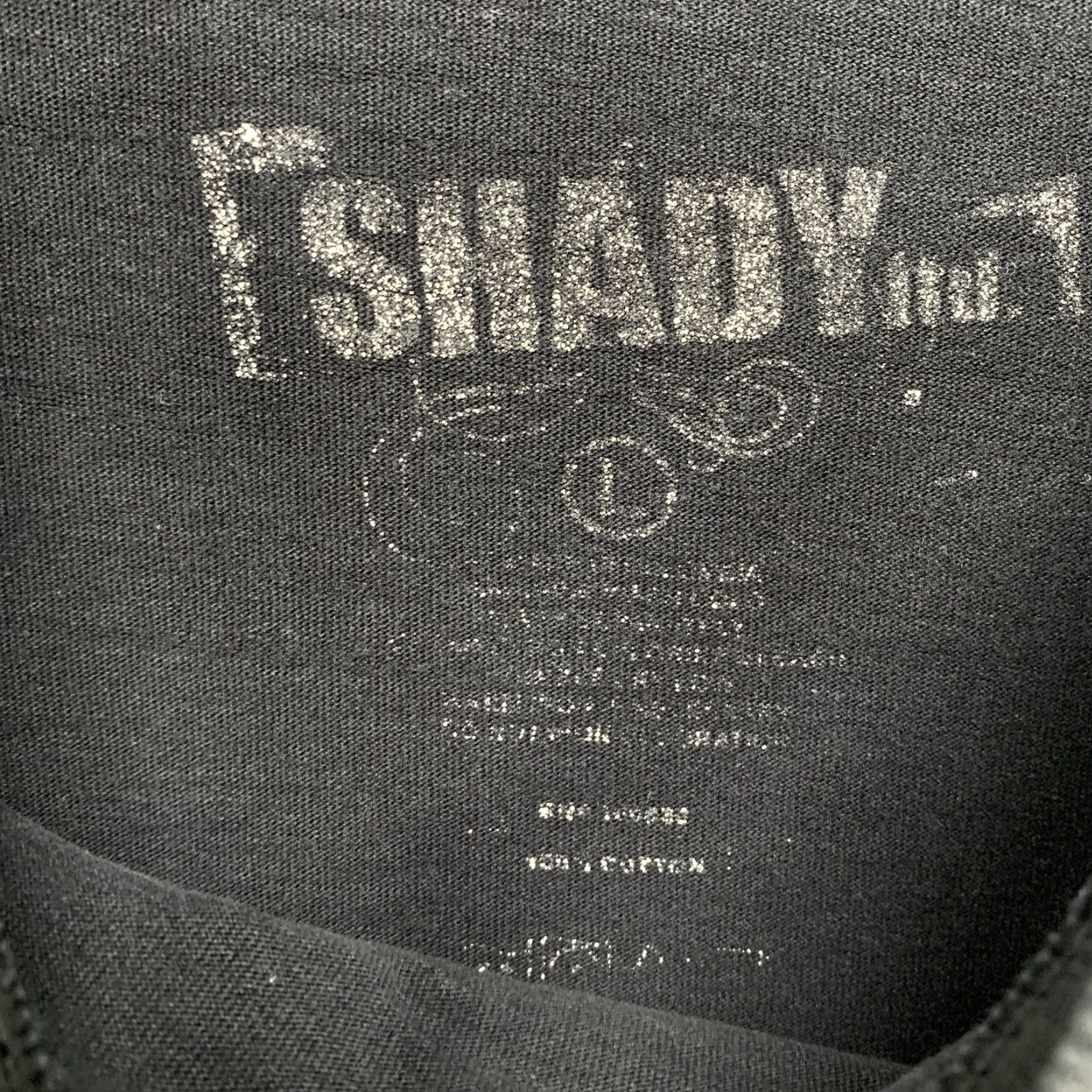 Vintage VINTAGE Shady Slim Shady Shirt Mens Large Black Skull Headphones Graphic Tee - 2000s T-Shirt Men L Black Graphic, 90s/2000s Theme Size US L / EU 52-54 / 3 - 3 Thumbnail