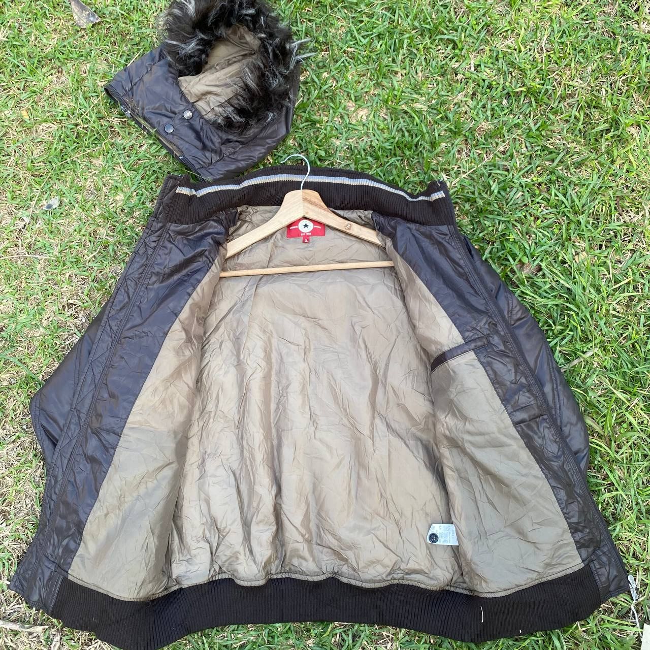 Converse × If Six Was Nine × Vintage Vintage Puffer Convers Fur ifsixwasnine LGB Style Jacket Size US L / EU 52-54 / 3 - 3 Thumbnail