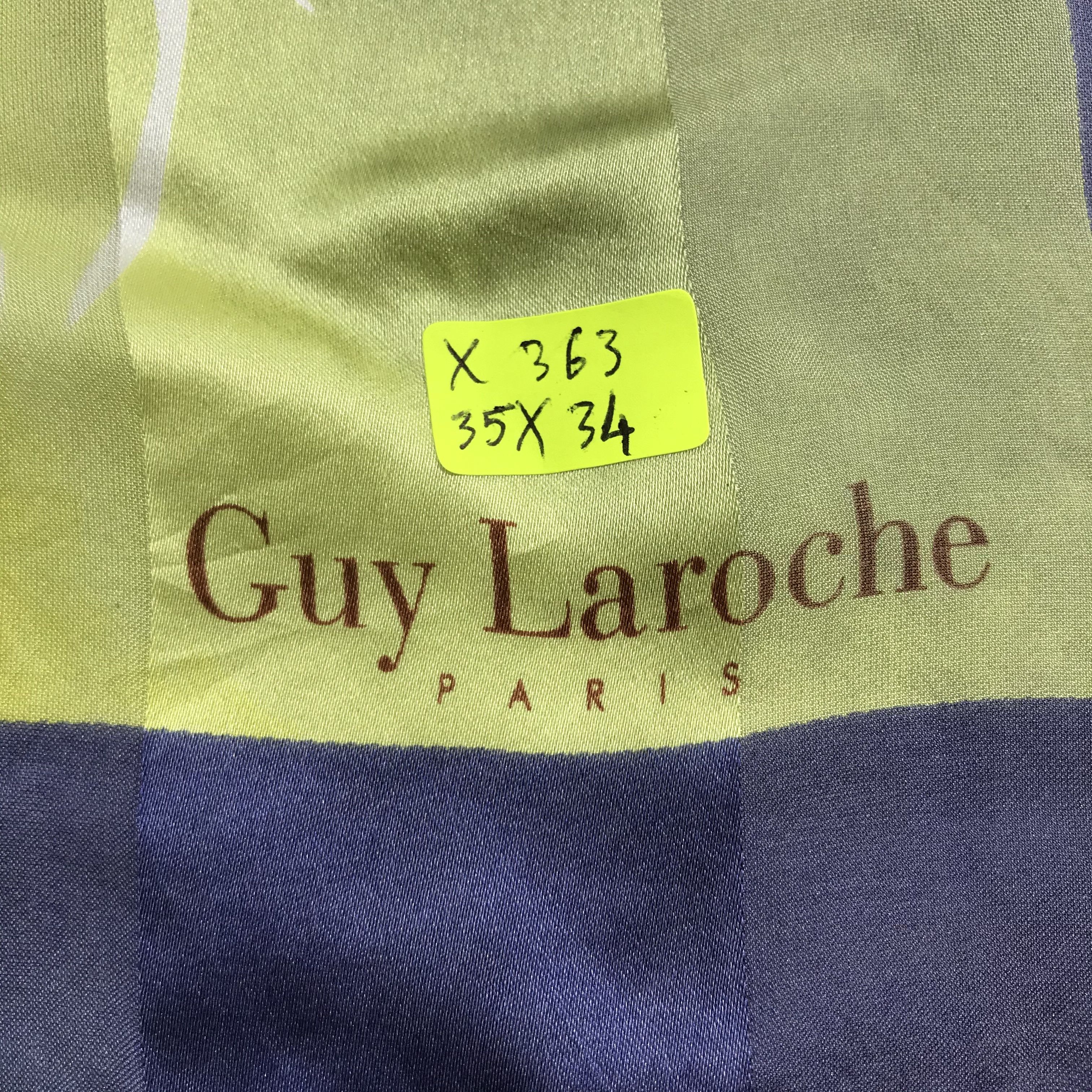 Guy Laroche Vintage Guy Laroche Silk Scarf Size ONE SIZE - 6 Thumbnail