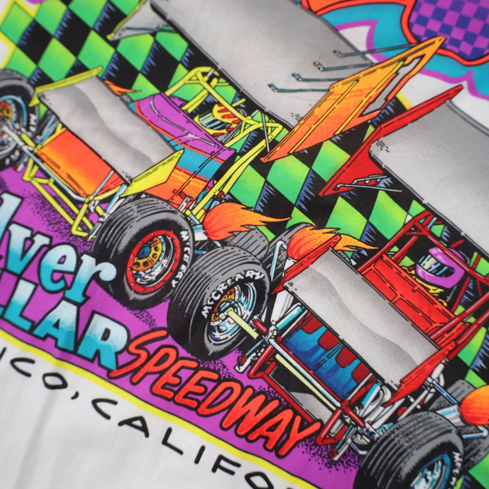 Vintage VTG 1995 Silver Dollar Speedway Gold Cup Sprint Car T Size US XL / EU 56 / 4 - 5 Thumbnail