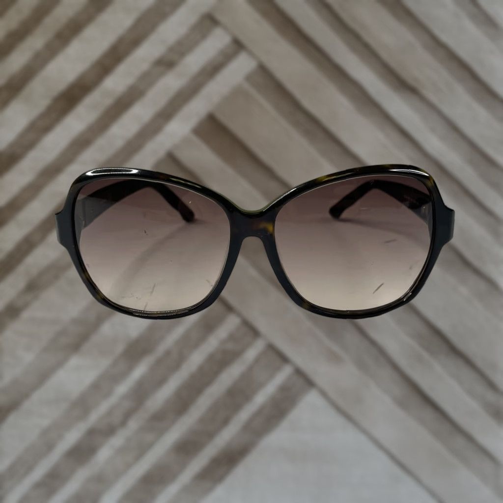 Swarovski Swarovski Sunglasses Round UV400 Brown 52F Acetate Shell Turquoise Crystals Womens Size ONE SIZE - 1 Thumbnail