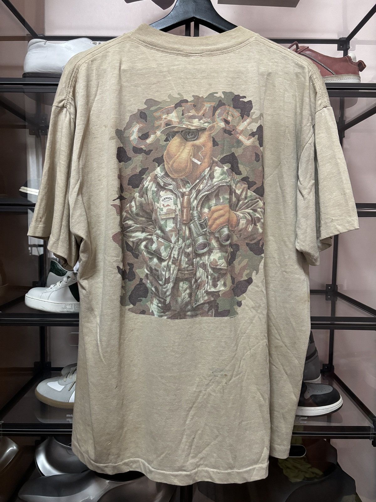 Camel × Vintage Vintage 90s camel distressed faded tshirt Size US XL / EU 56 / 4 - 2 Thumbnail