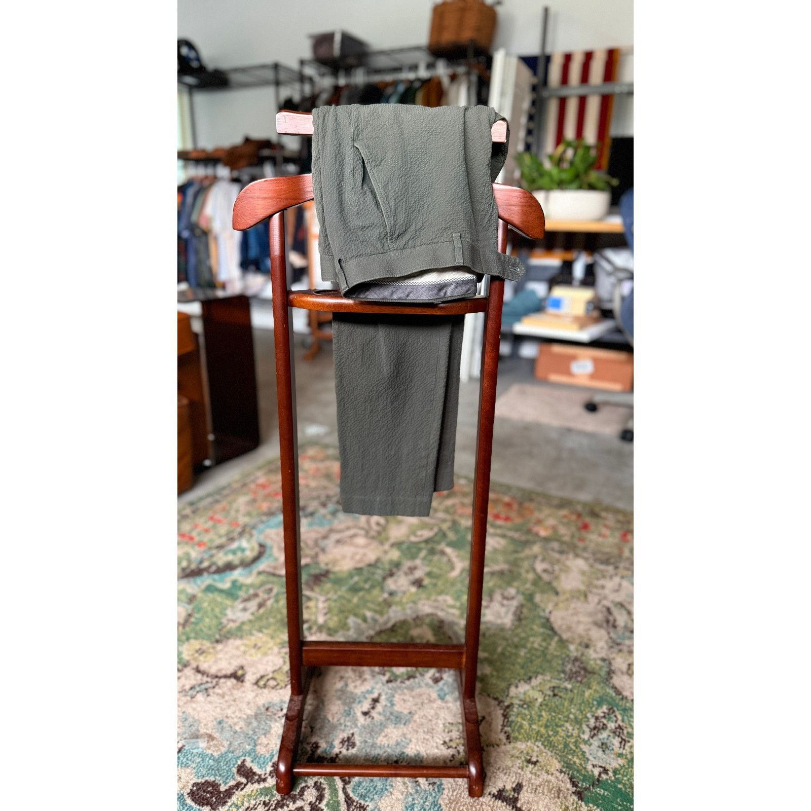 Todd Snyder Todd Snyder Italian Seersucker Sutton Trouser 34x30 Size US 34 / EU 50 - 1 Thumbnail