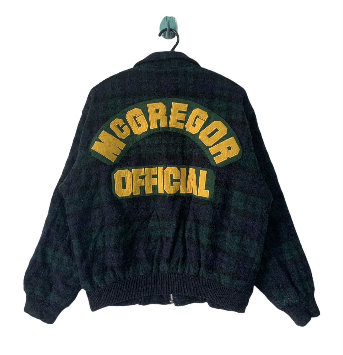 McGregor Big Logo McGregor Official Wool Blend Checkered Jacket Size US M / EU 48-50 / 2 - 1 Thumbnail