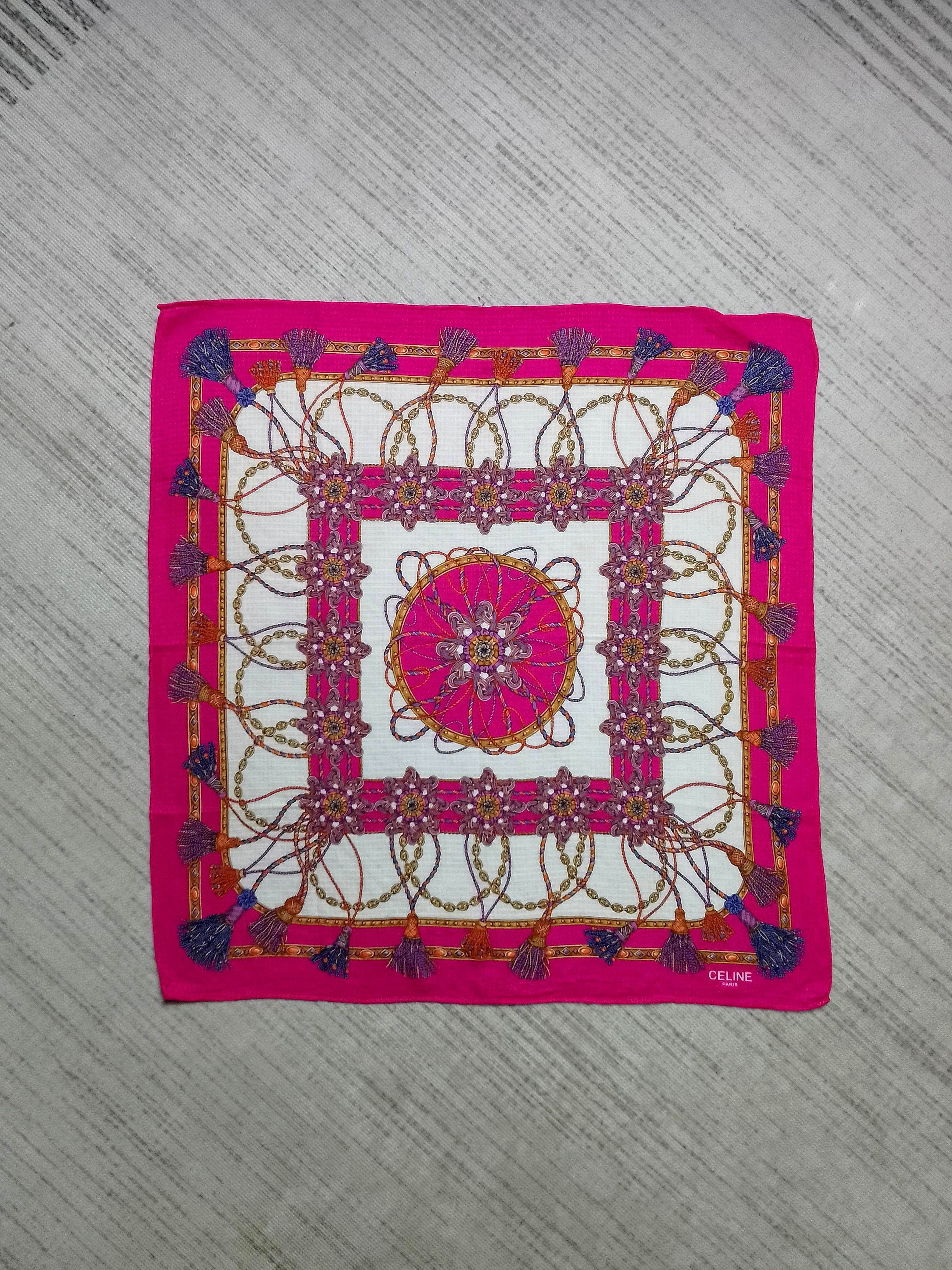 Celine Celine cotton scarf handkerchief neckerchief Size ONE SIZE - 2 Thumbnail