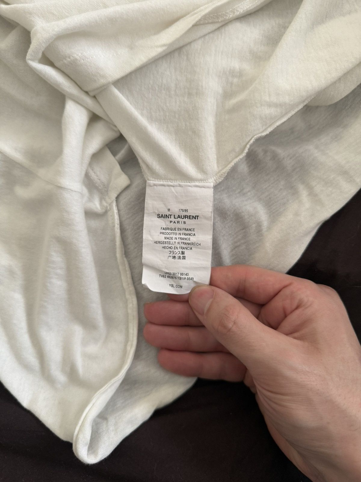Saint Laurent Paris Saint Laurent No Smoking Logo T shirt Size US M / EU 48-50 / 2 - 4 Thumbnail