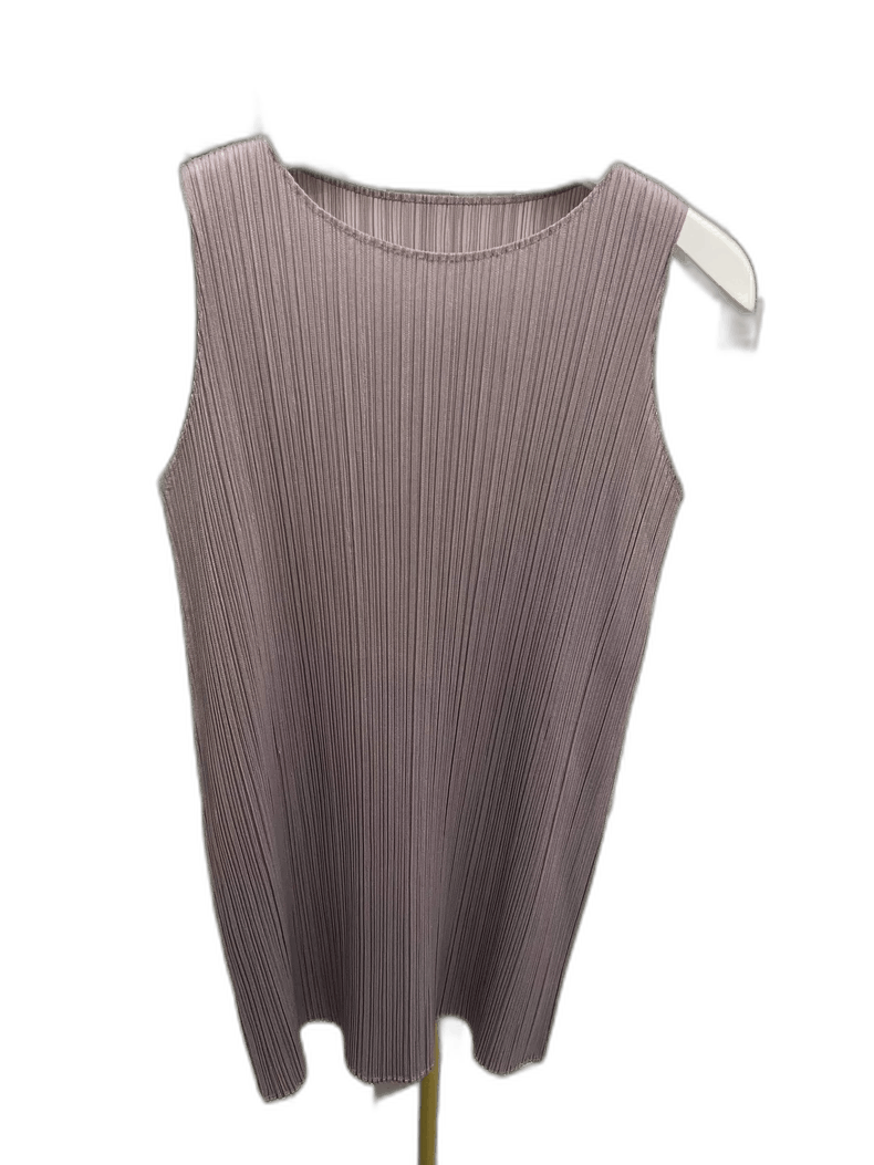 Issey Miyake Long Pleated Vest Dress by Issey Miyake-yf Size US M / EU 48-50 / 2 - 1 Thumbnail